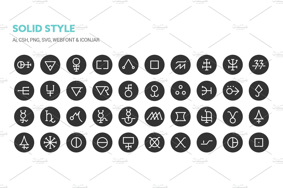 Ancient Symbols Icons