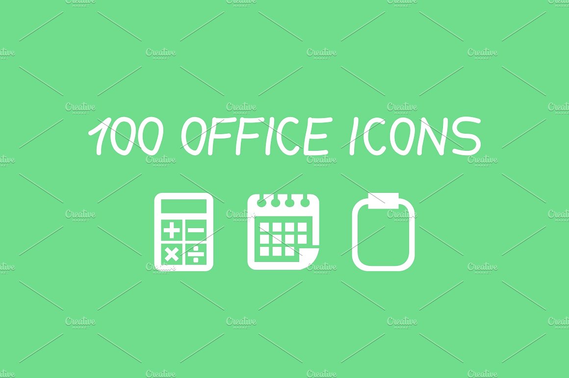 Collection office icons