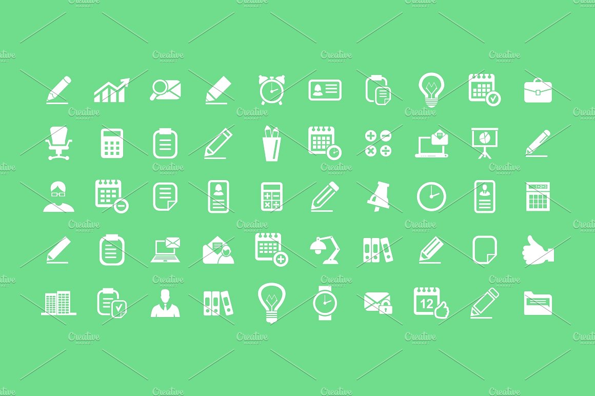 Collection office icons