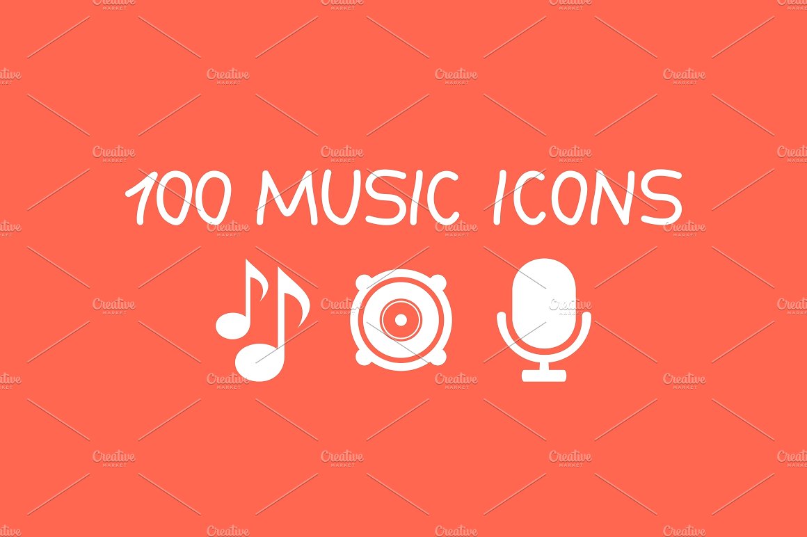 Collection music icons