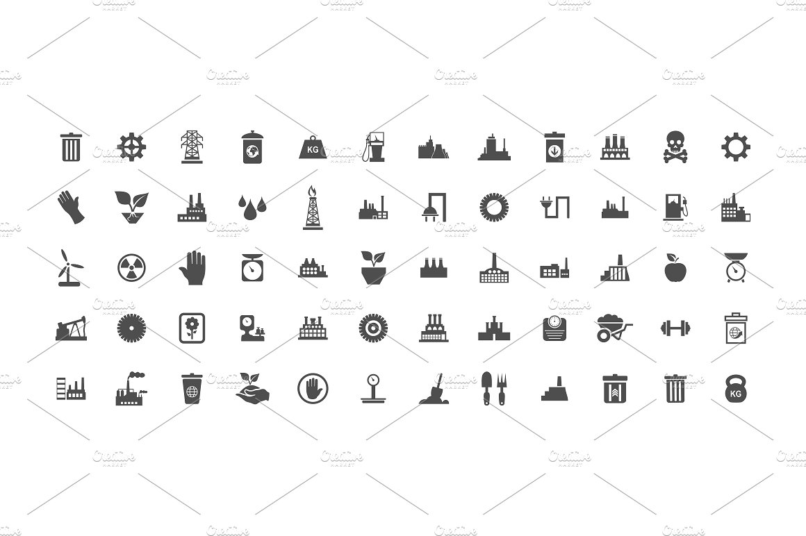 Collection industry icons