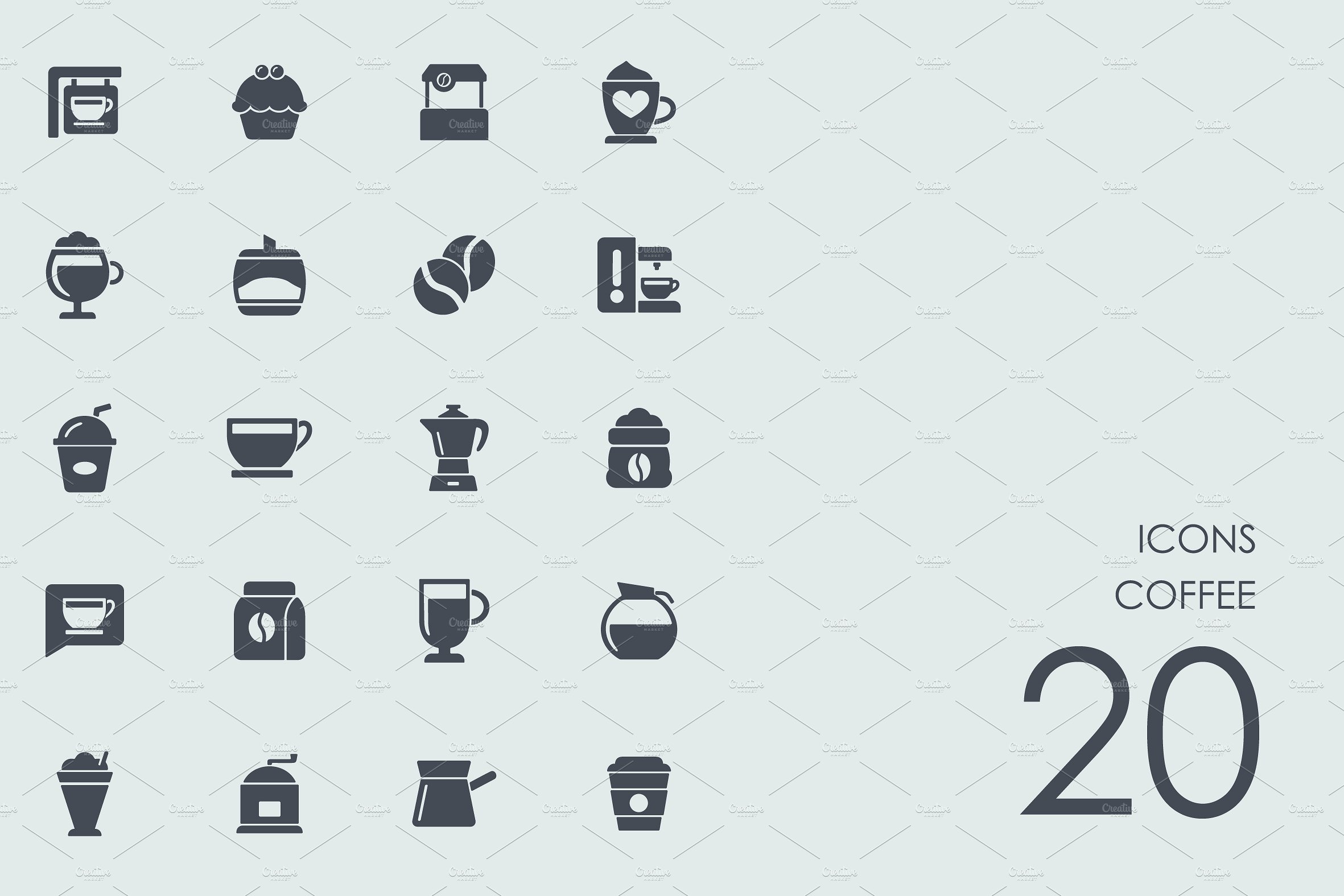 Coffee icons