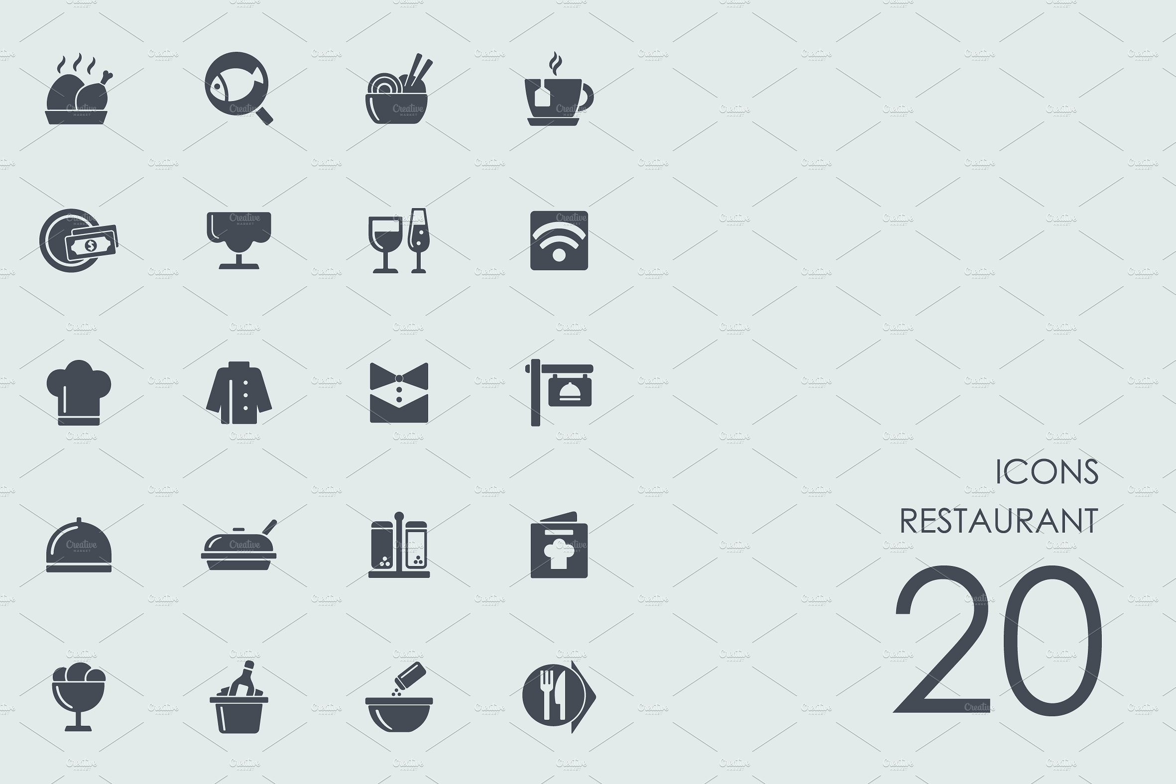 Restaurant icons