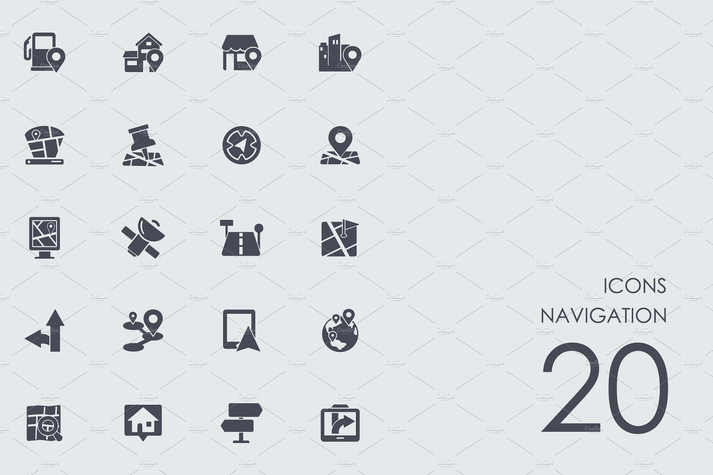 Navigation icons