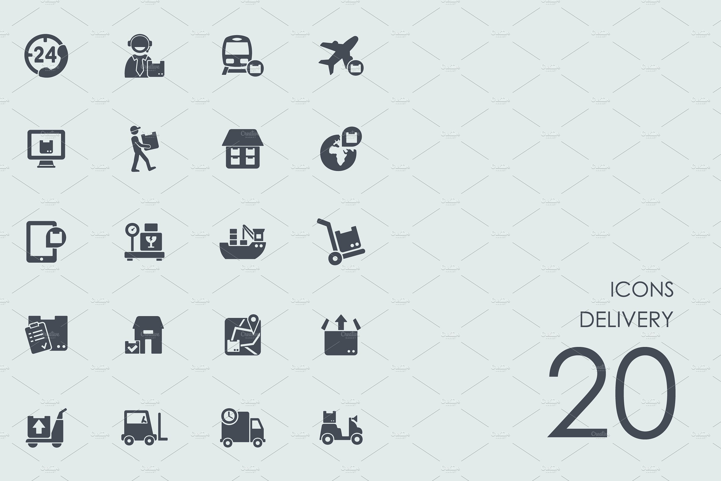 Delivery icons