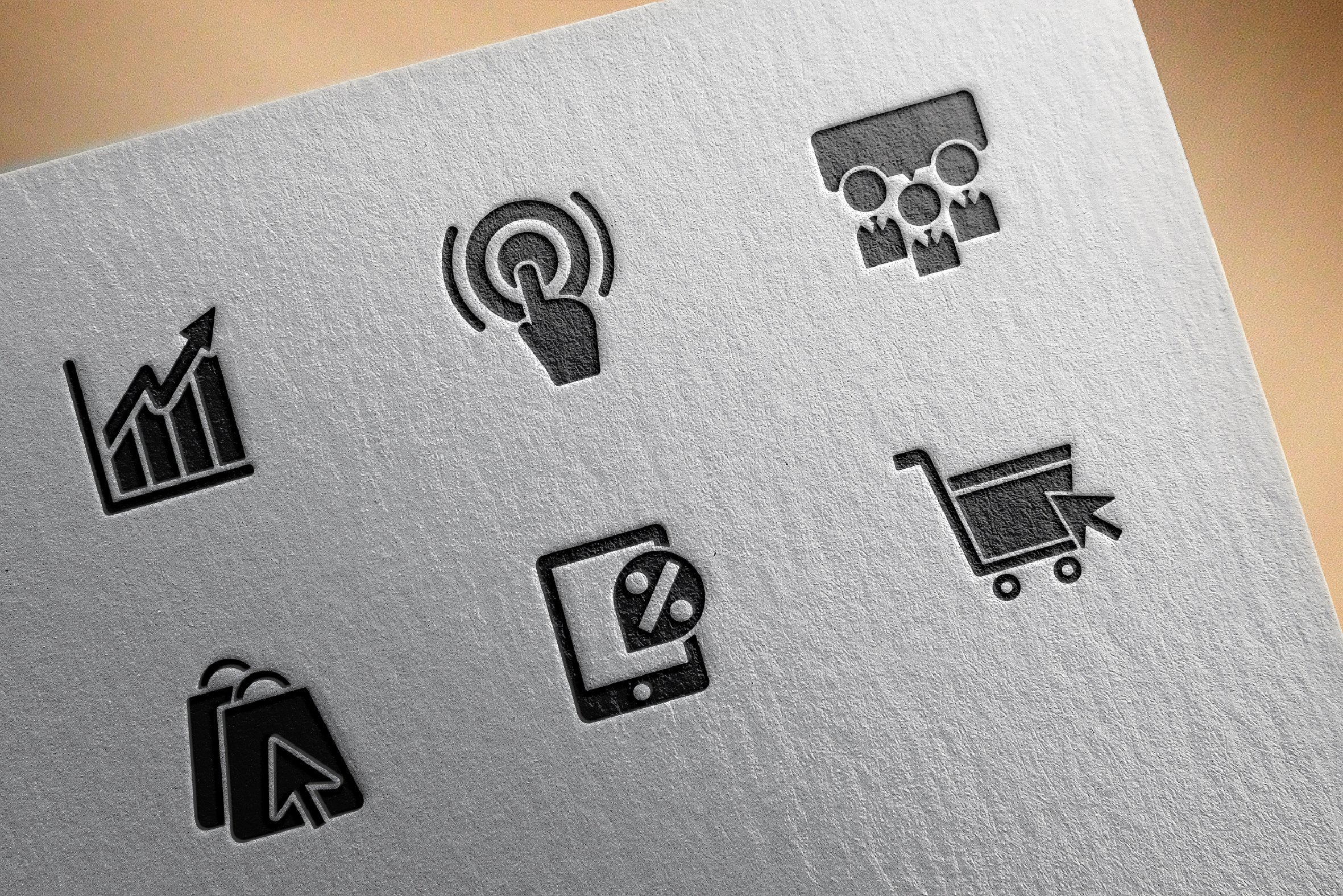 Internet marketing icons