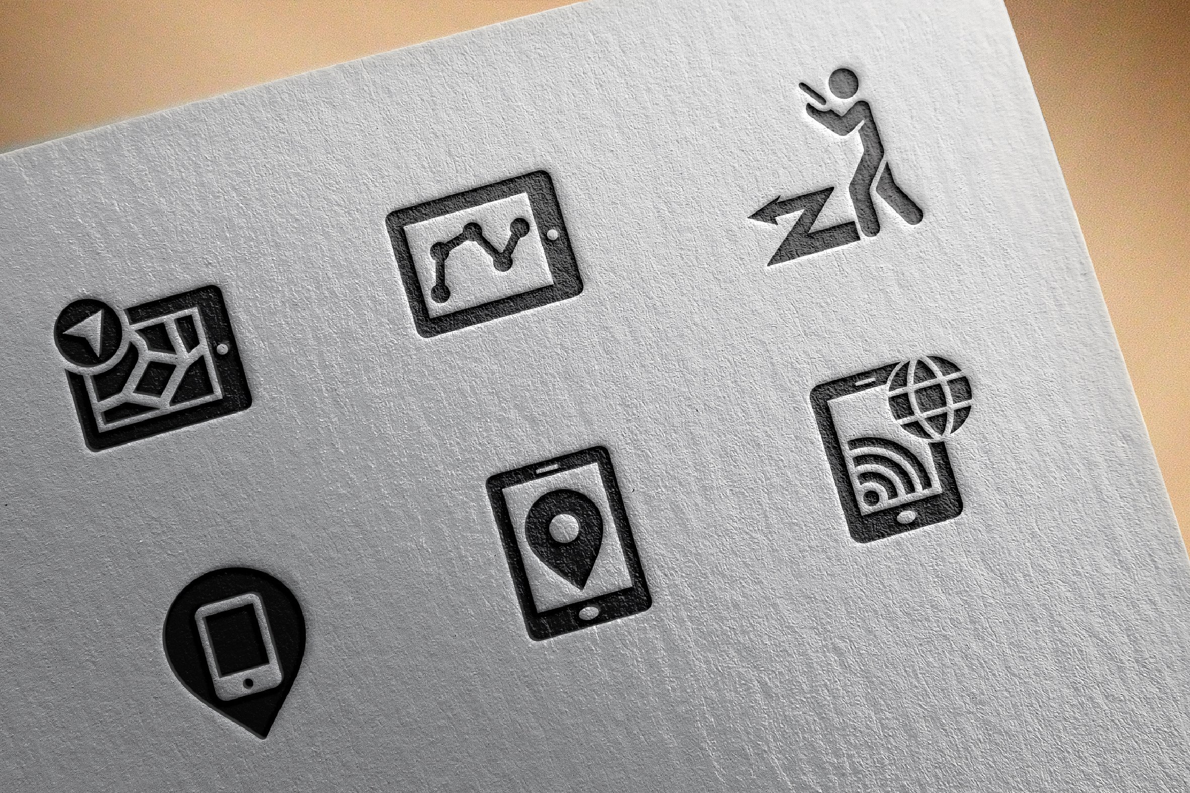 Mobile navigations icons