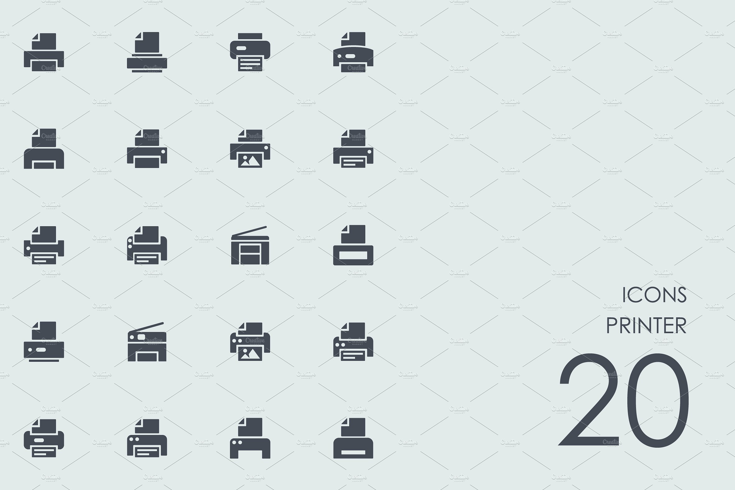 Printer icons