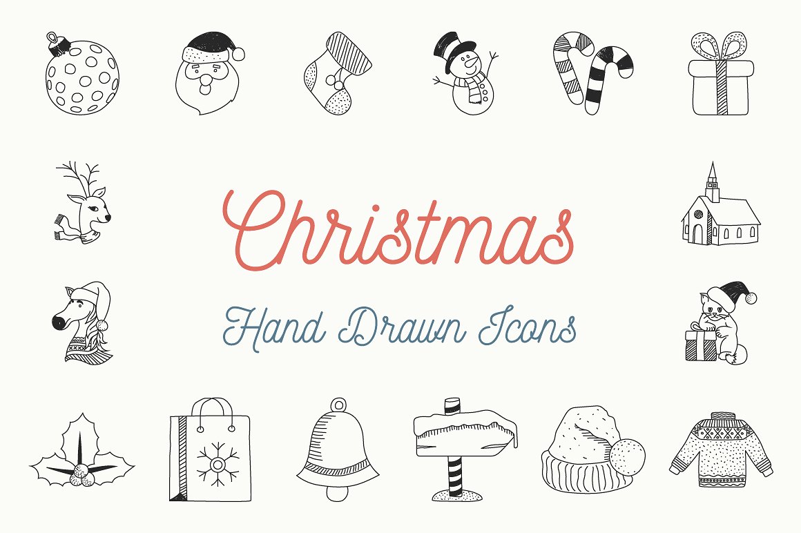 Christmas Hand Drawn Icons