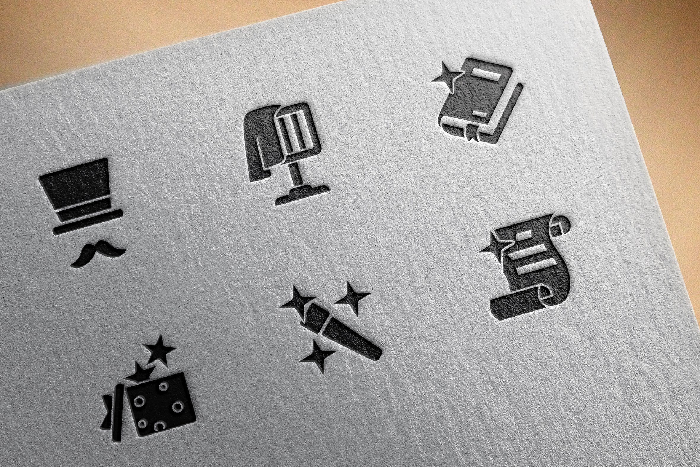 Magic tricks icons