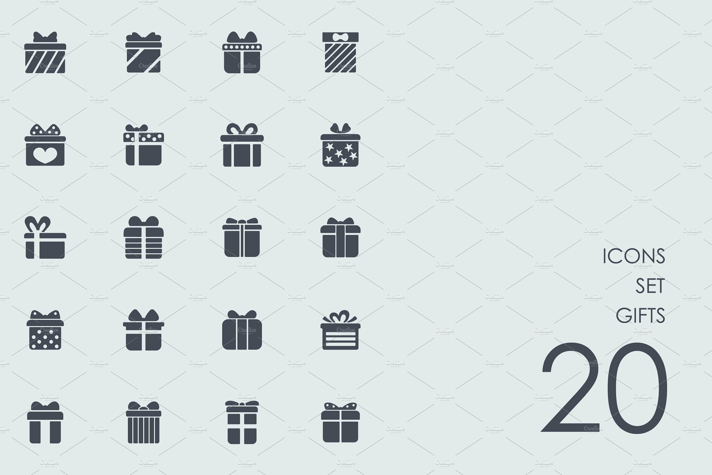 Gifts icons