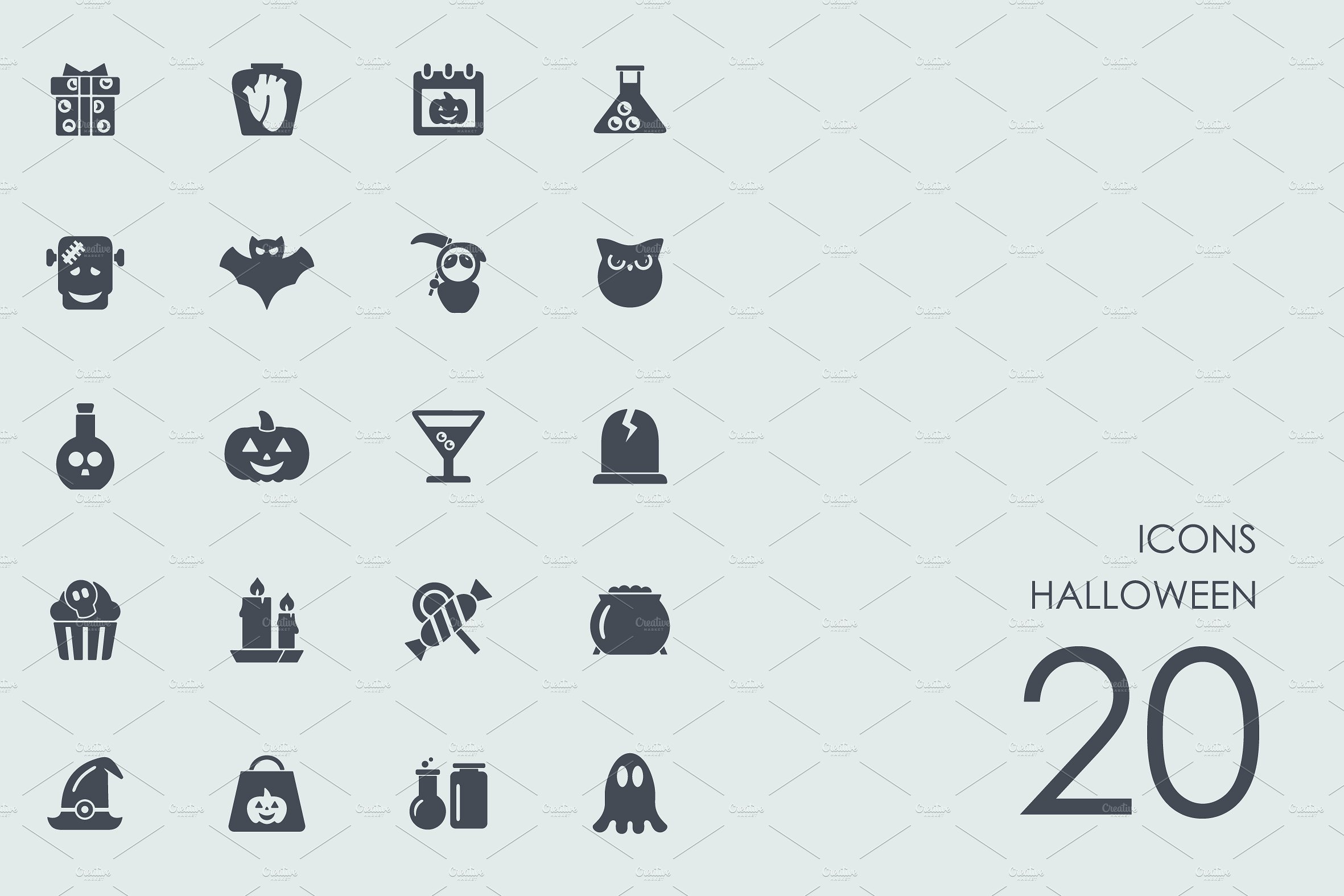 Halloween icons