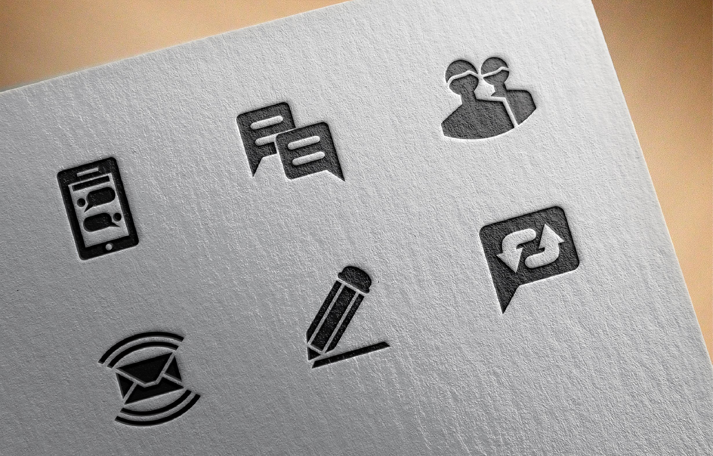 Messenger interface icons