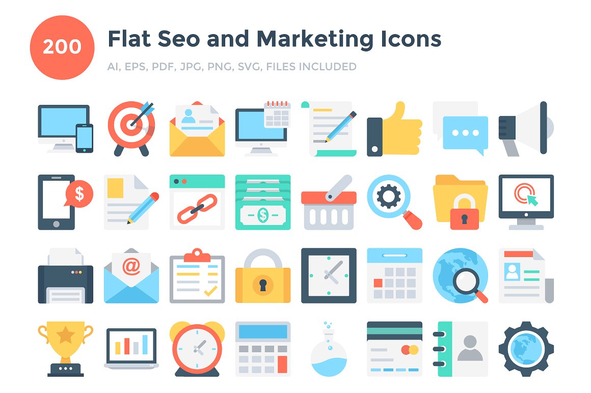 200 Flat Seo and Marketing Ico