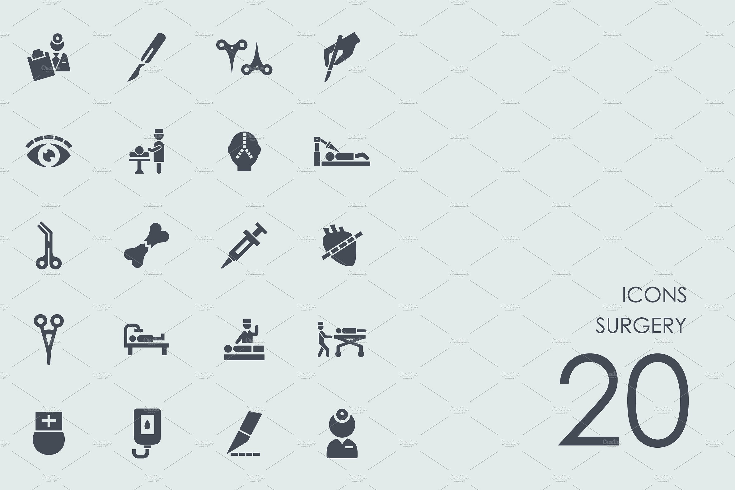 Surgery icons