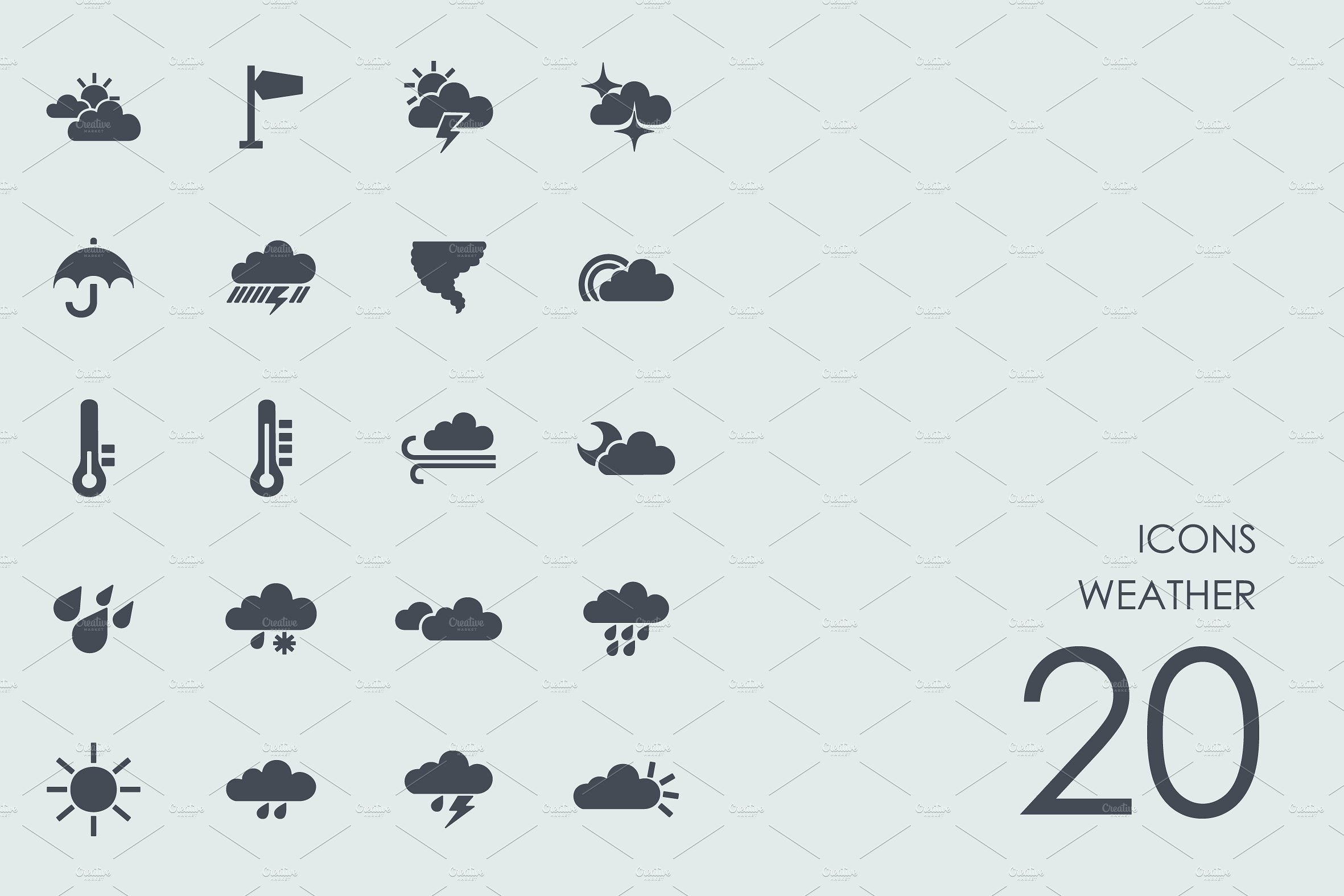 Weather icons