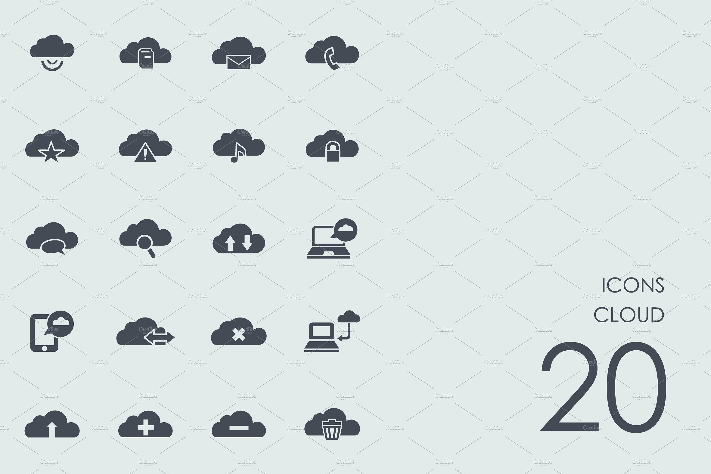 Cloud icons