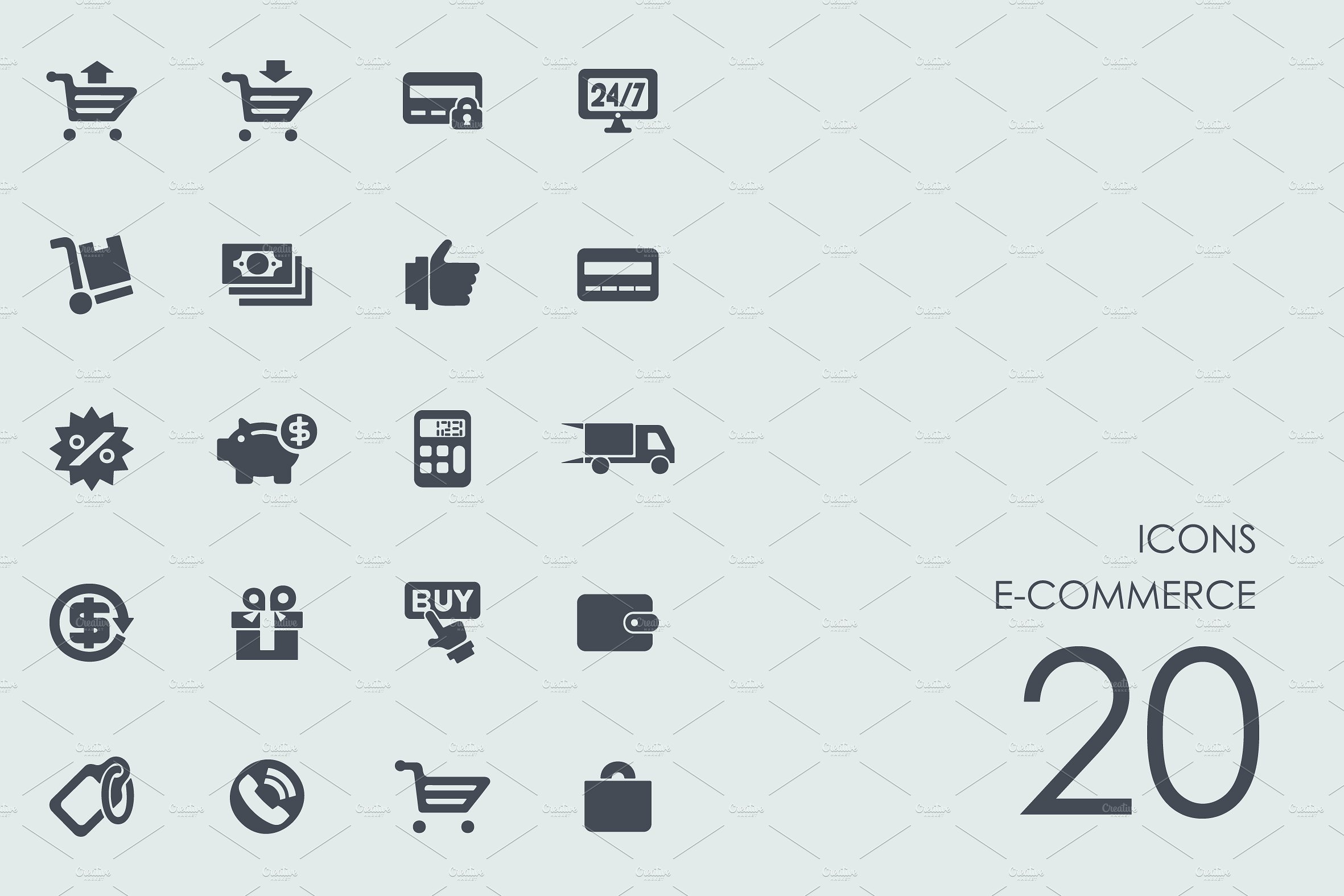 E-commerce icons