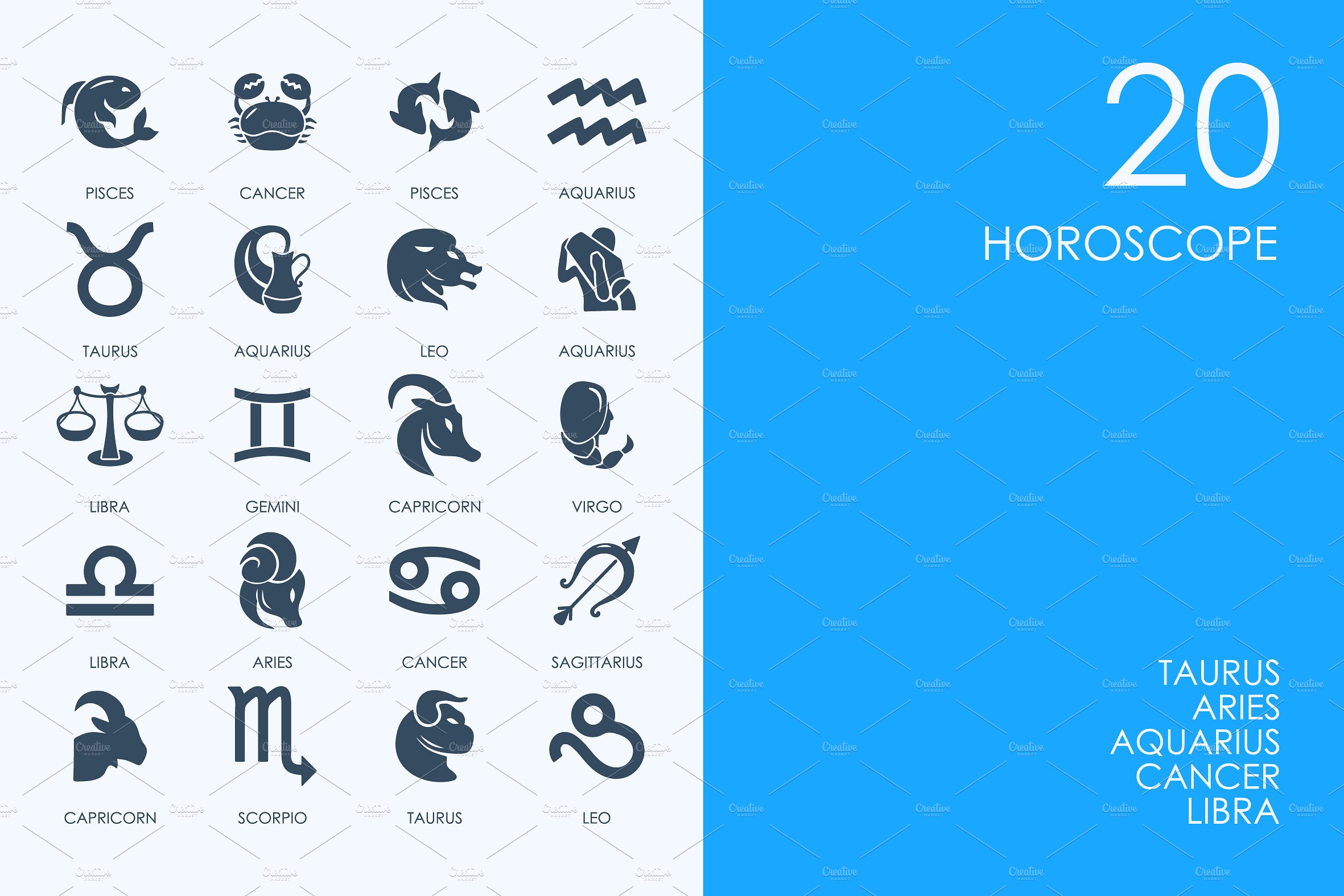 Horoscope icons