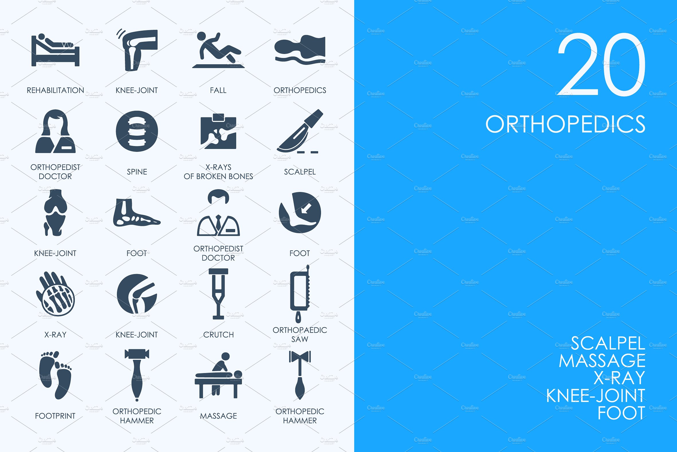 Orthopedics icons