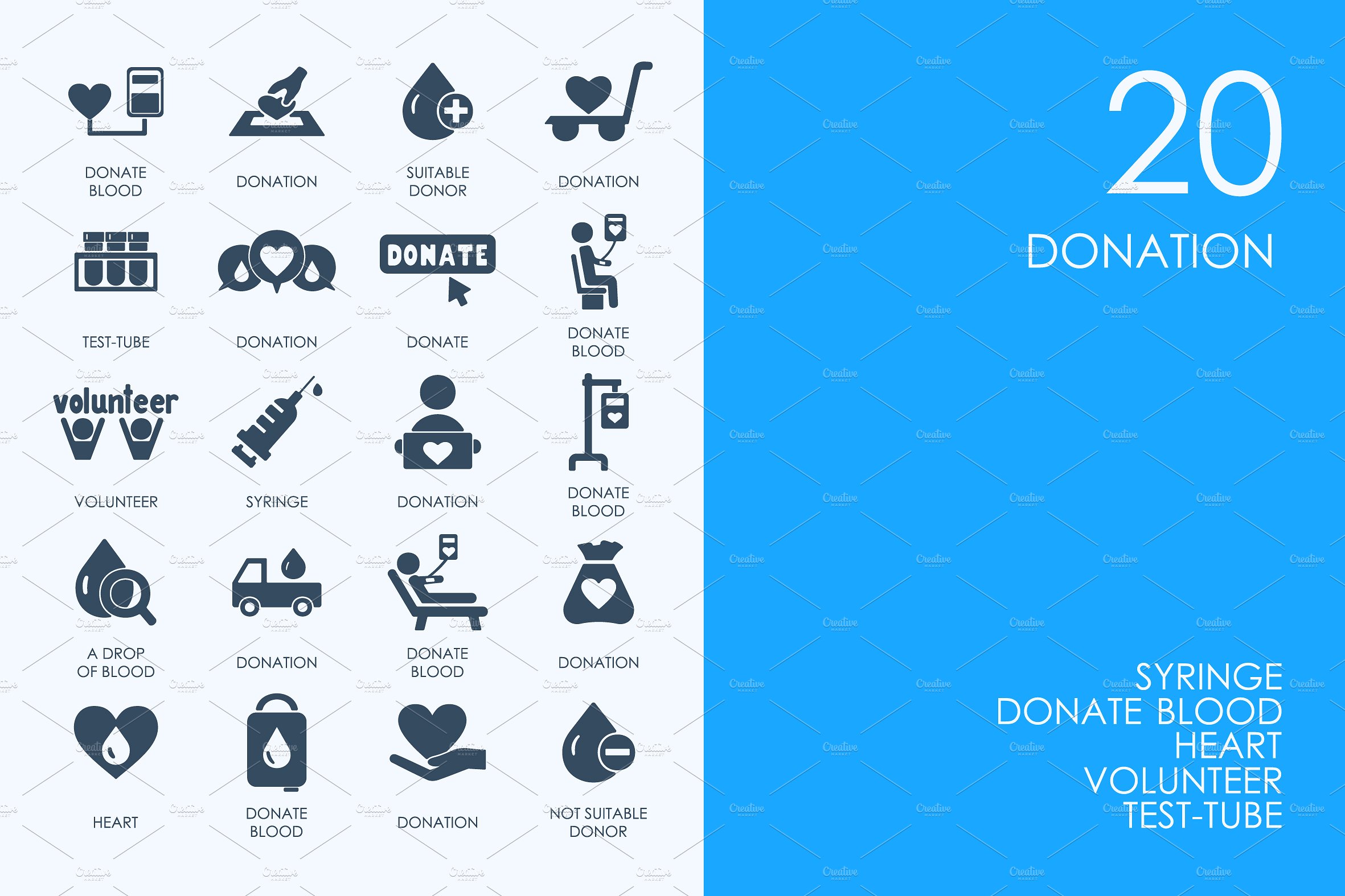 Donation icons