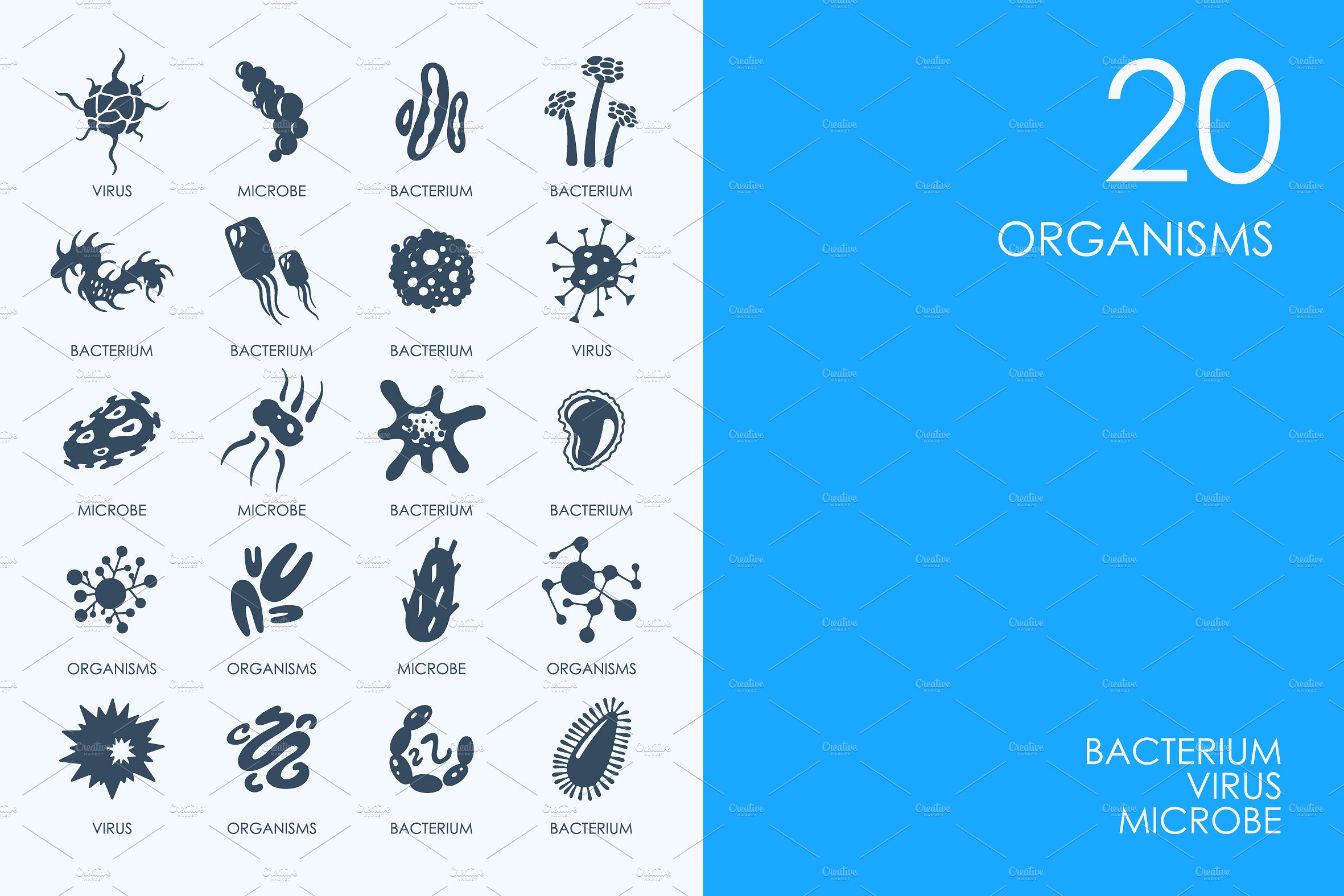 Organisms icons