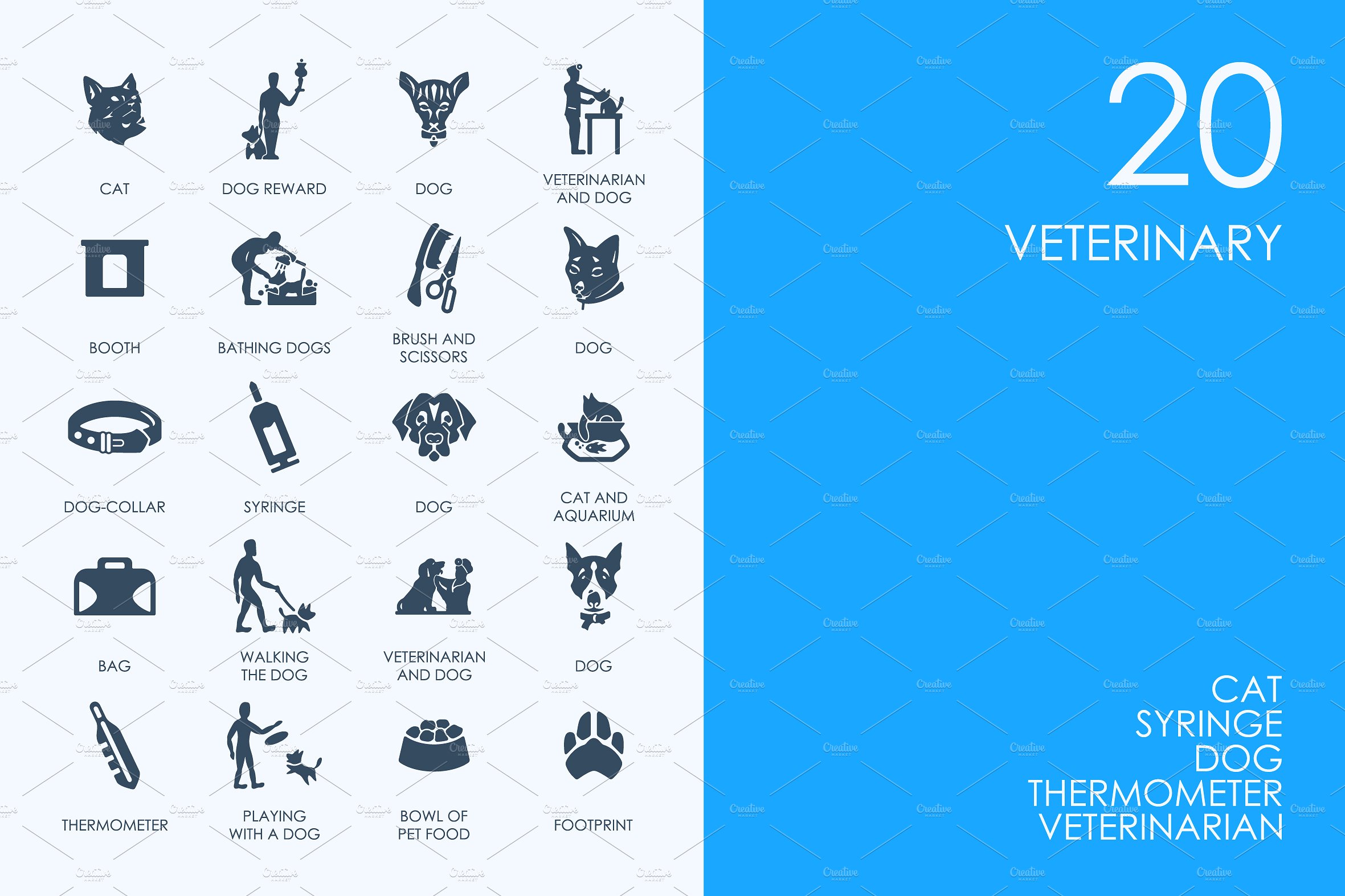 Veterinary icons