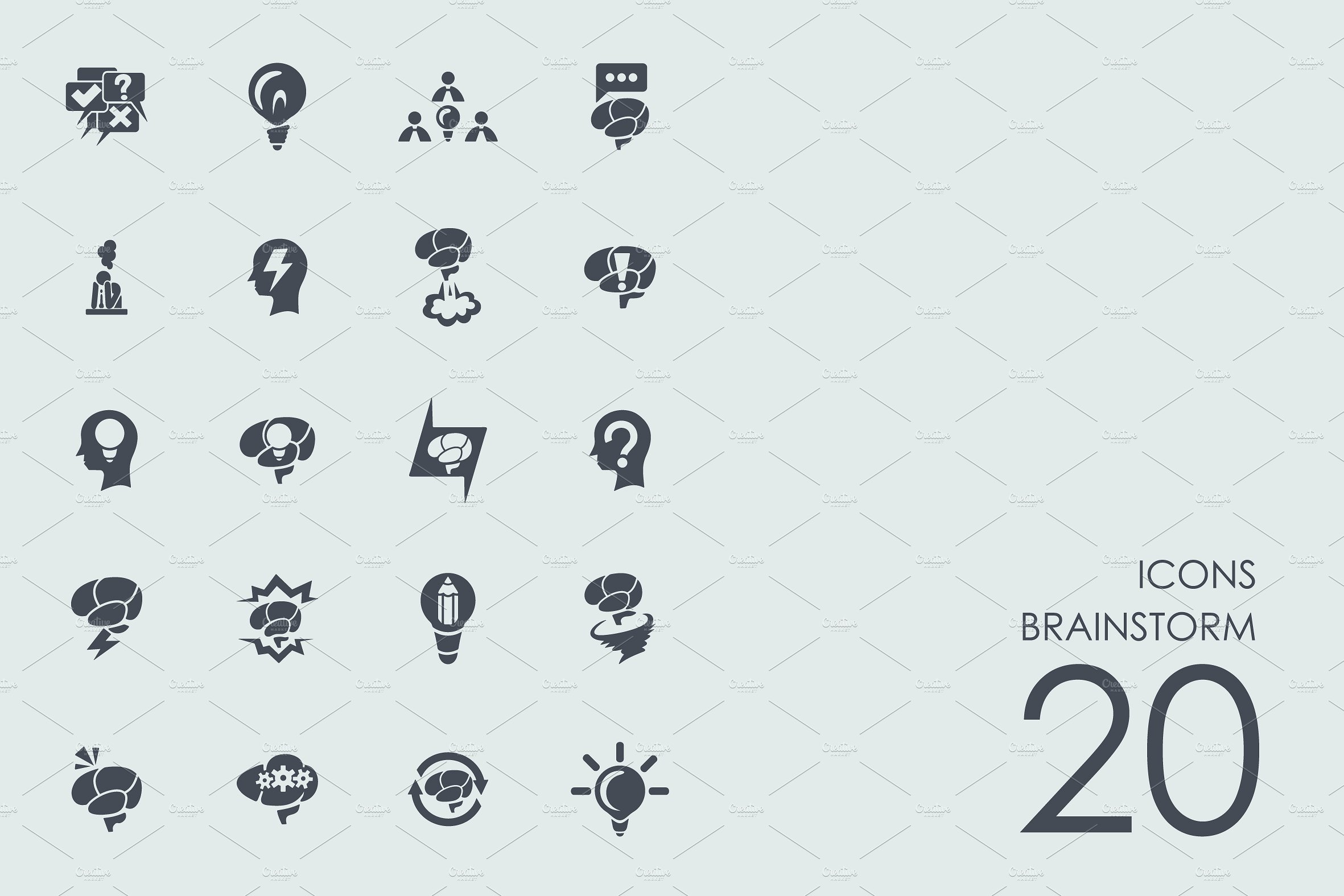 Brainstorm icons