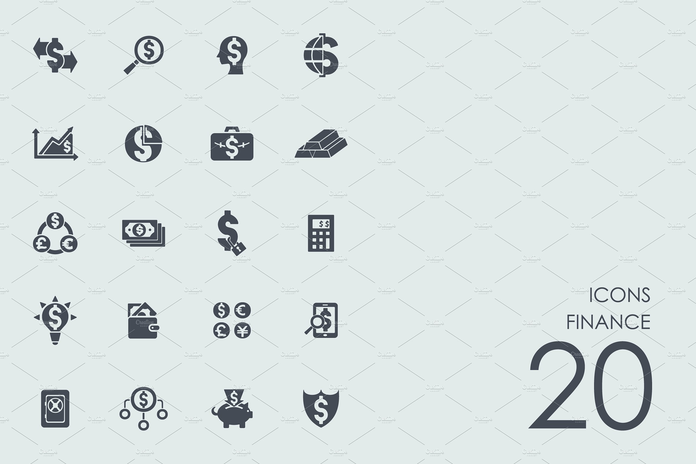 Finance icons