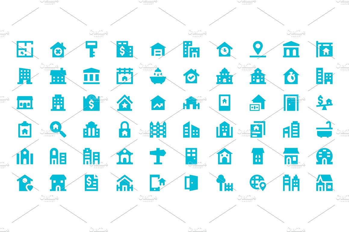 100 Real Estate Material Icon