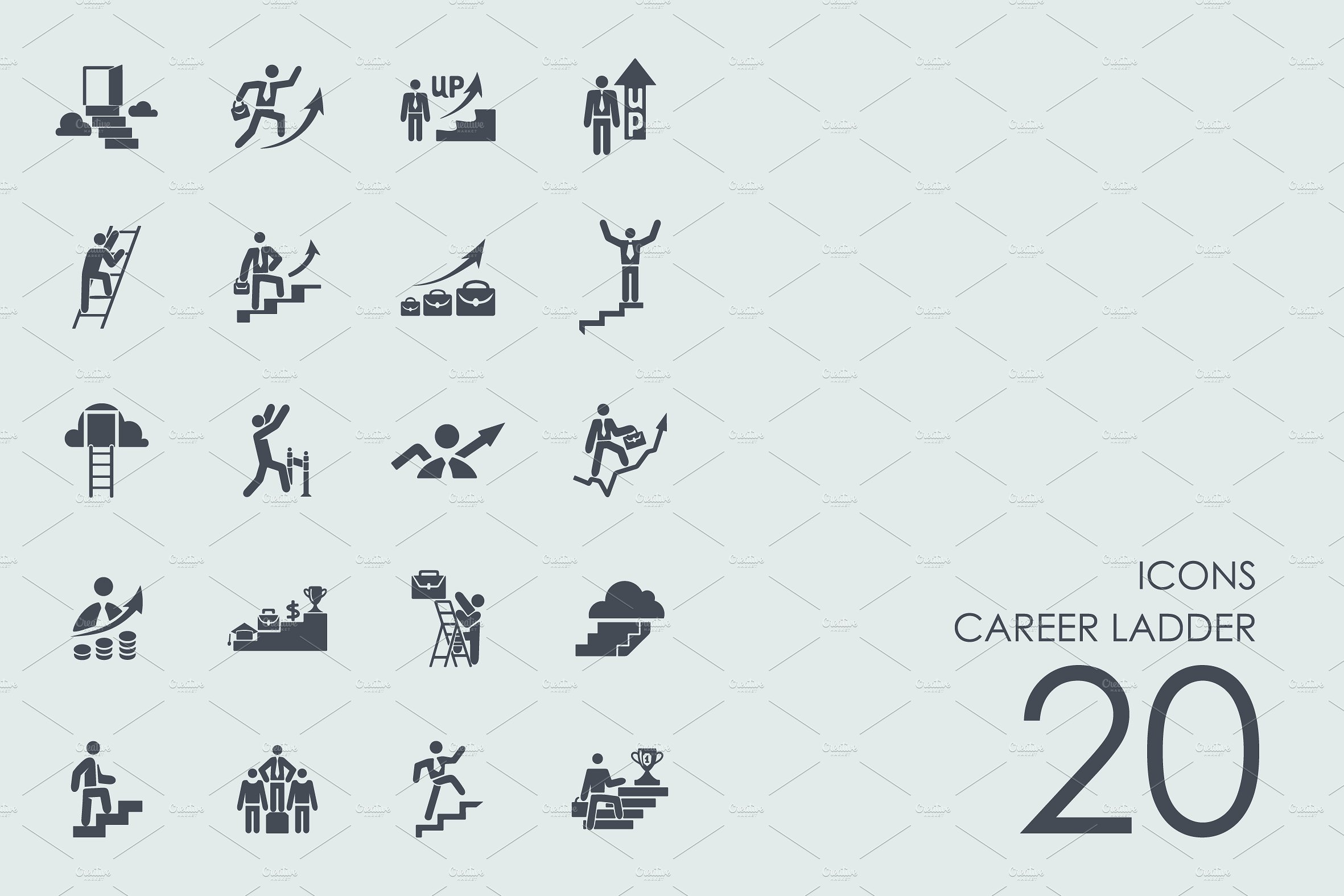 Career Ladder icons