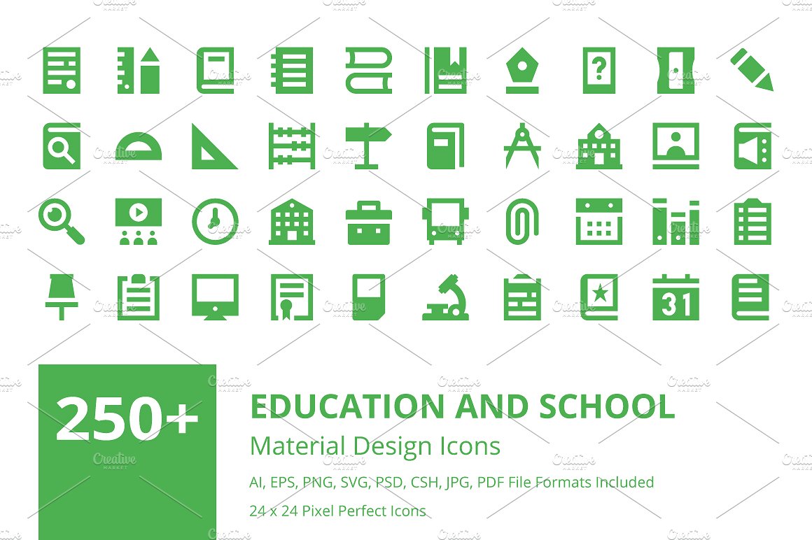 250 Education Material Design