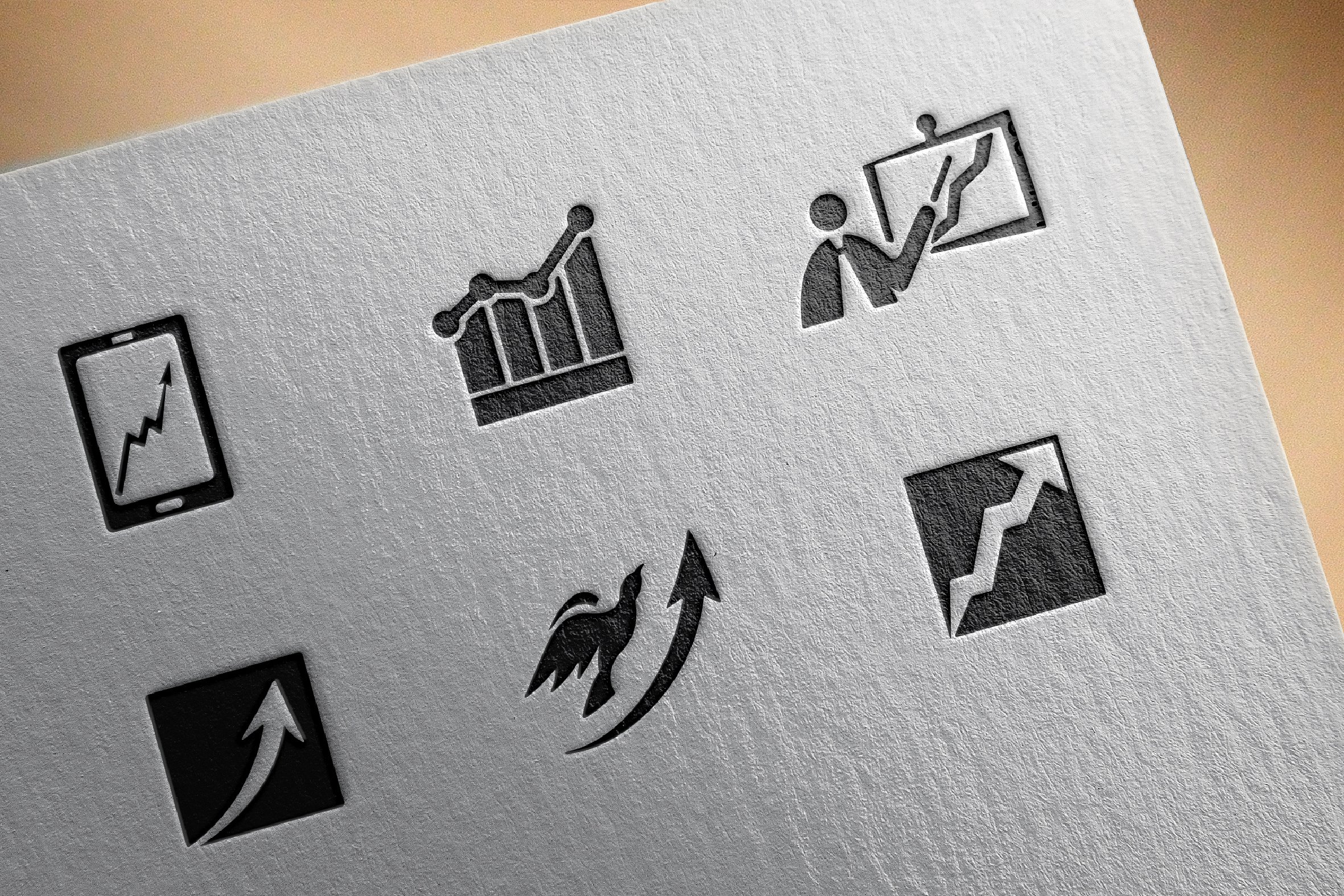 Positive Growth icons