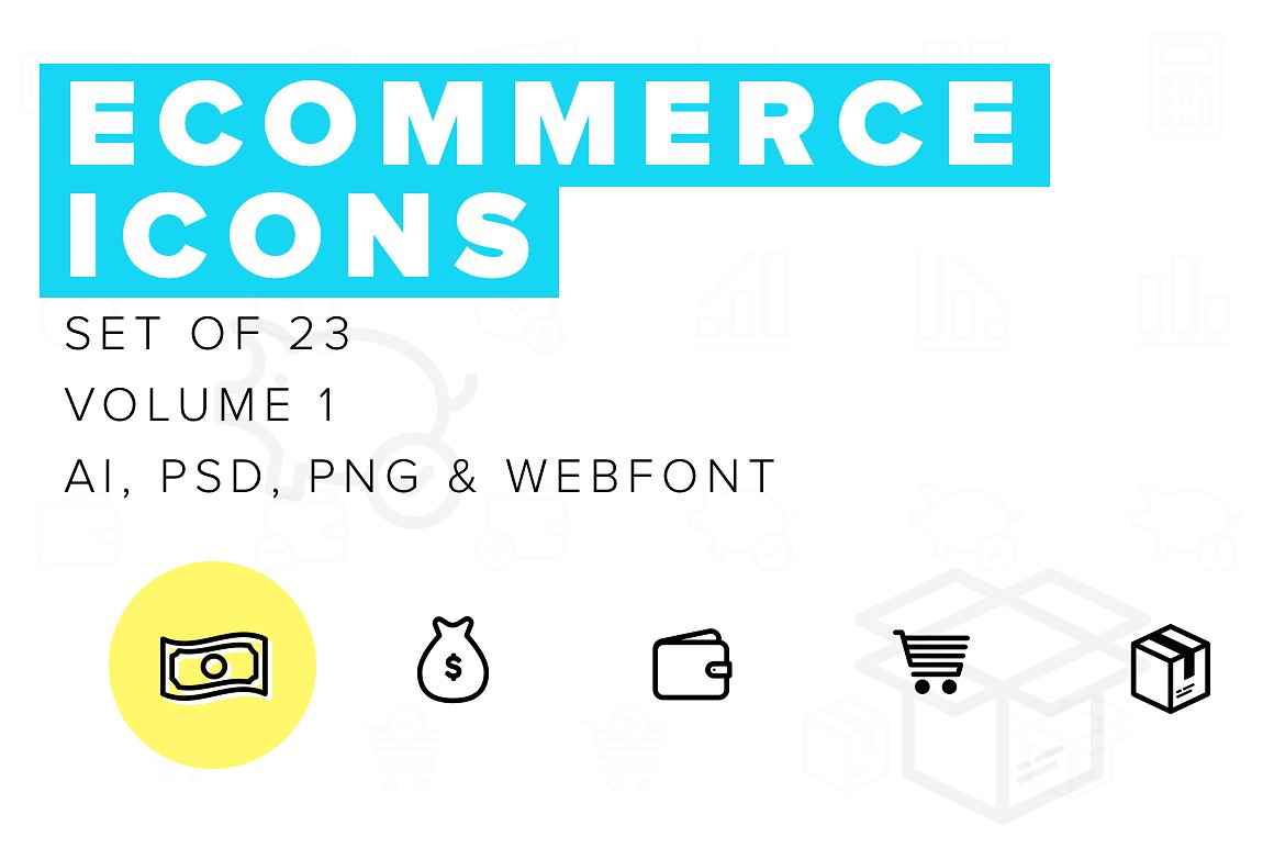 Ecommerce Icons Vol 01