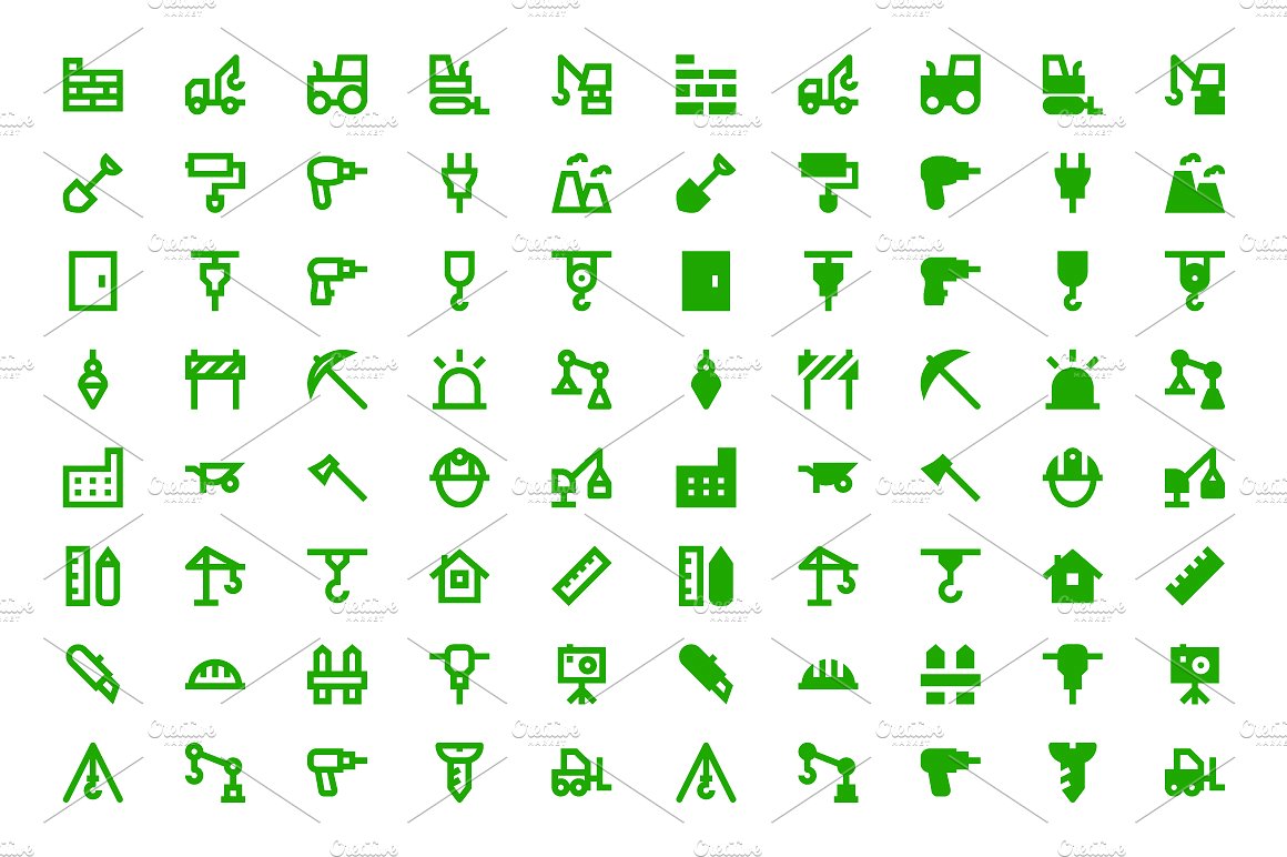 180 Material Construction Icon