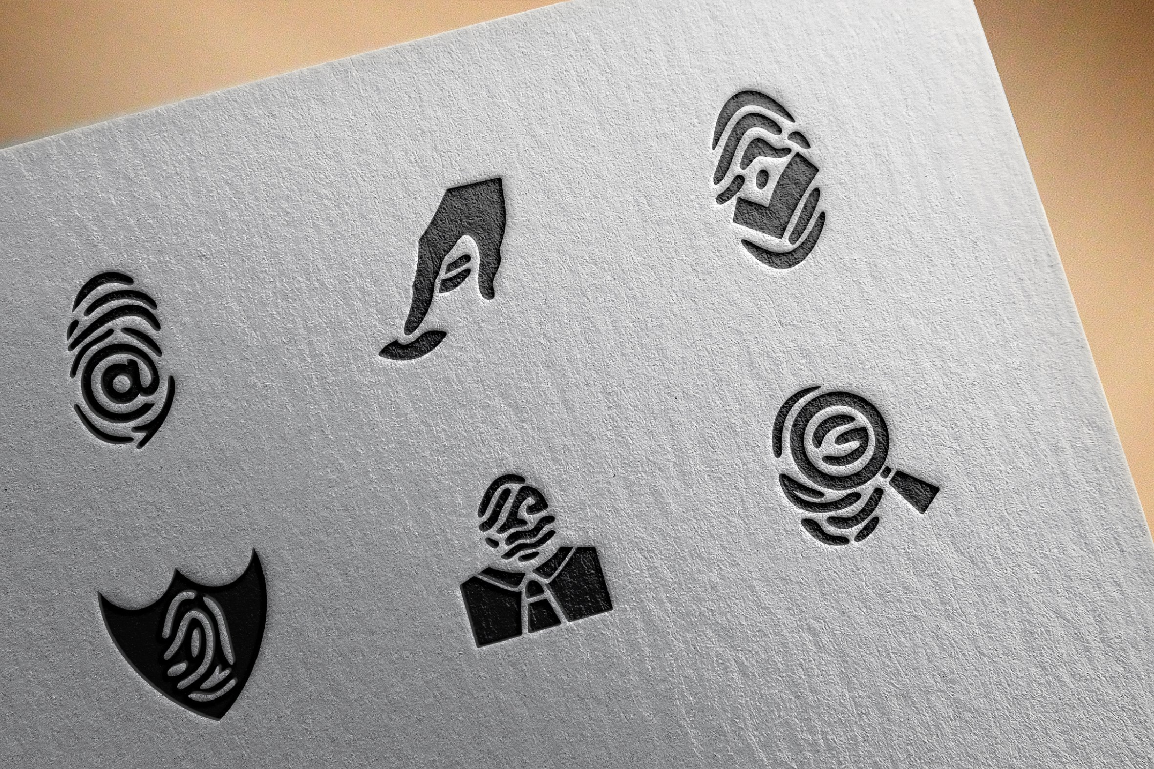 Fingerprint icons