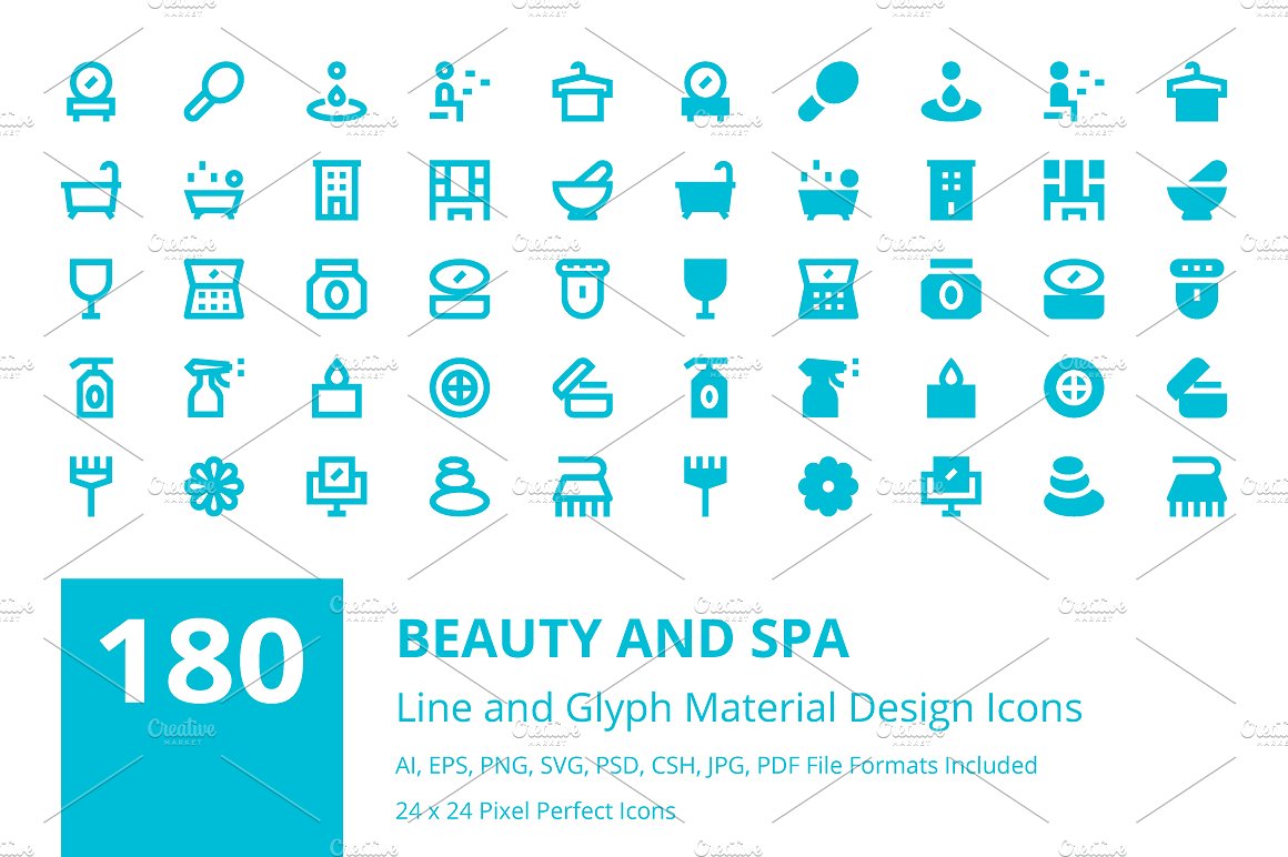 180 Beauty and Spa Material Ic