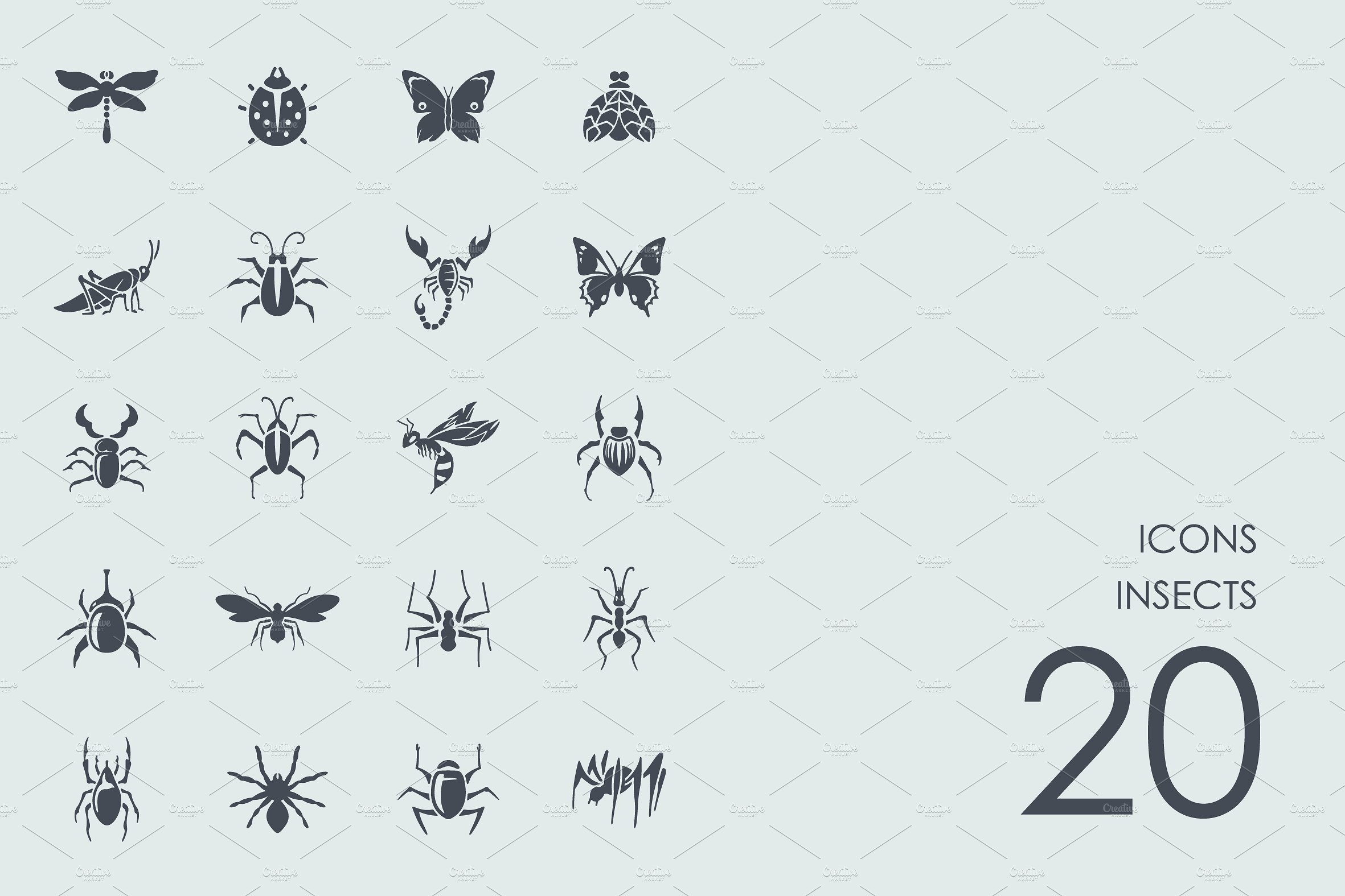 Insects icons