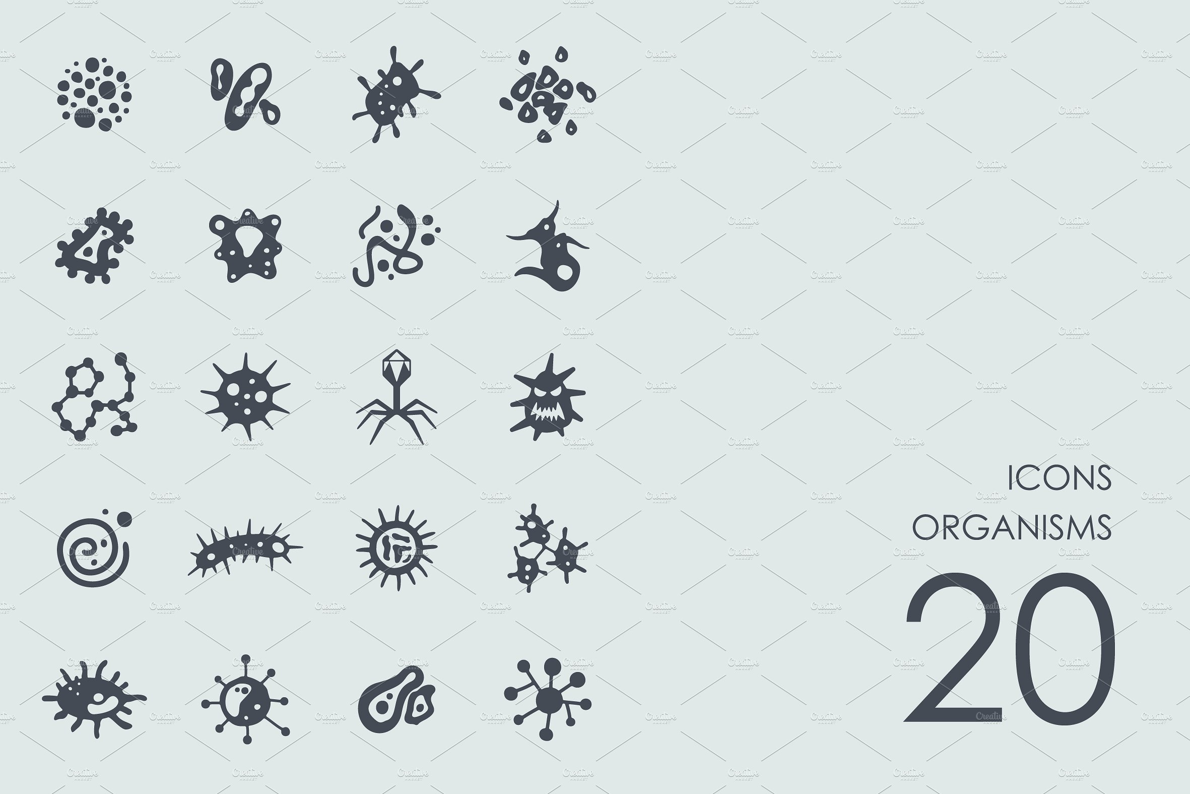 Organisms icons