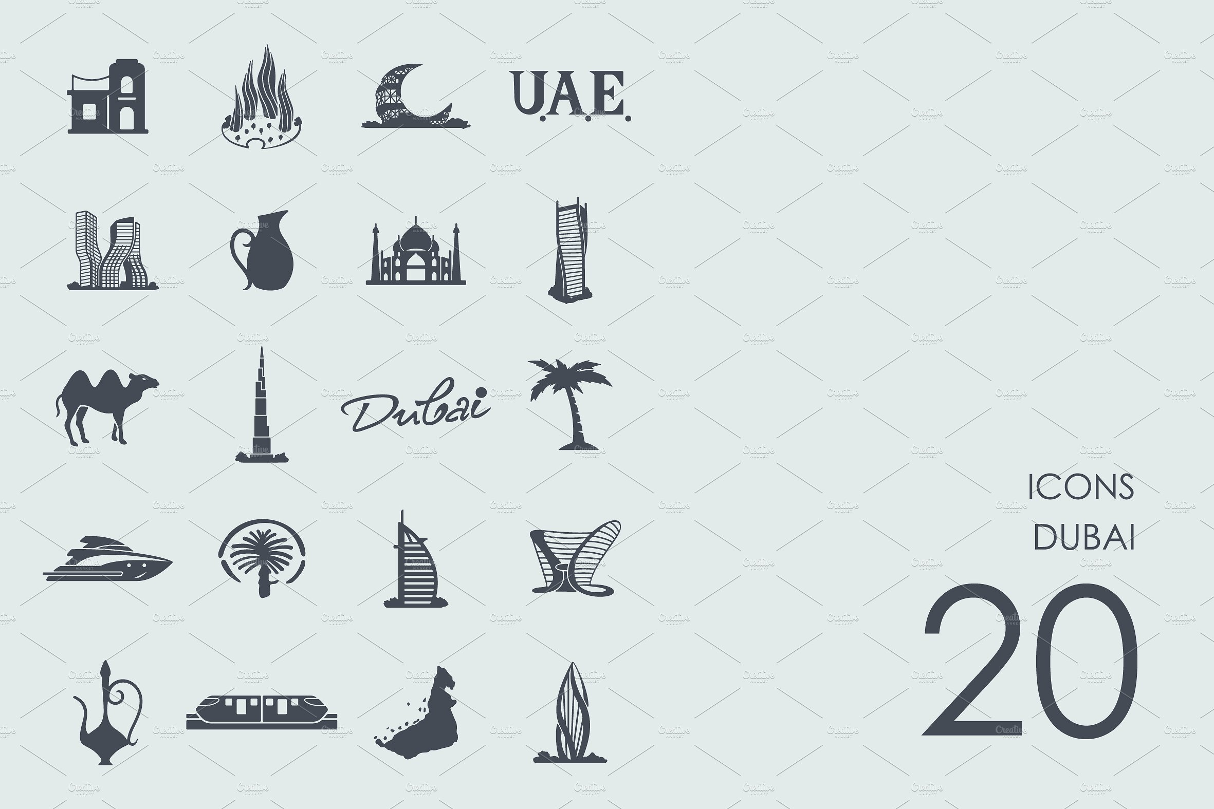 Dubai icons