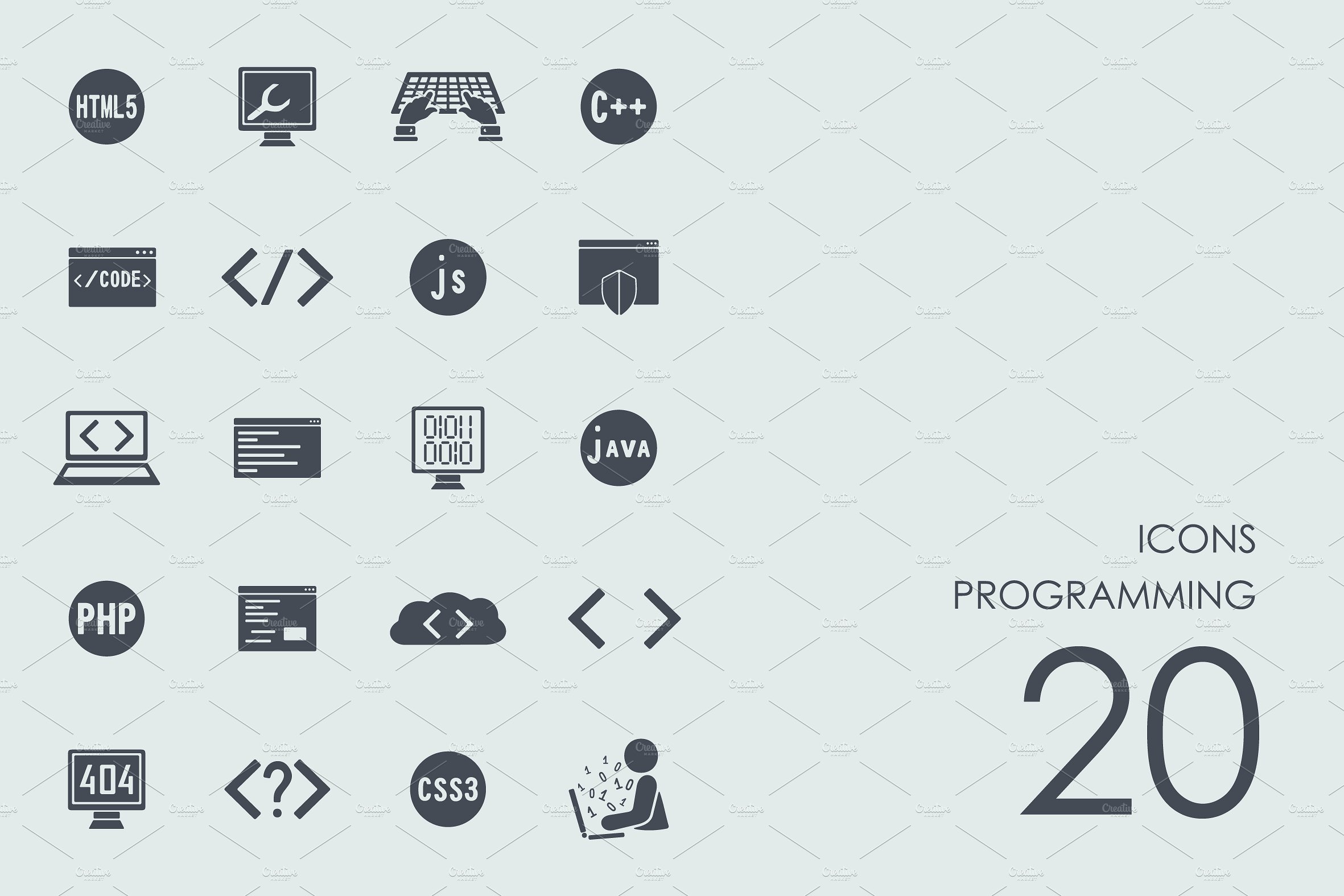 Programming icons