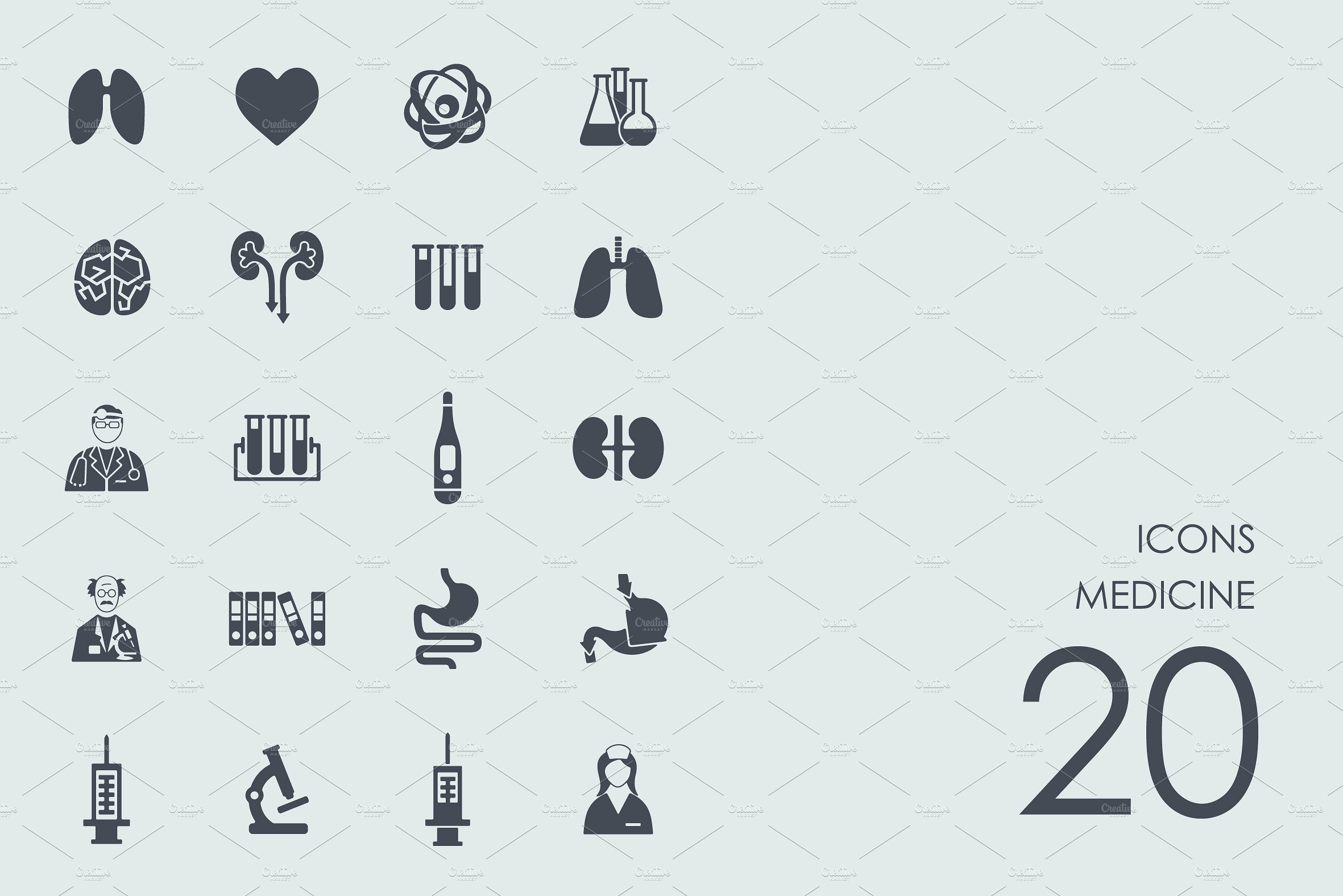 Medicine icons