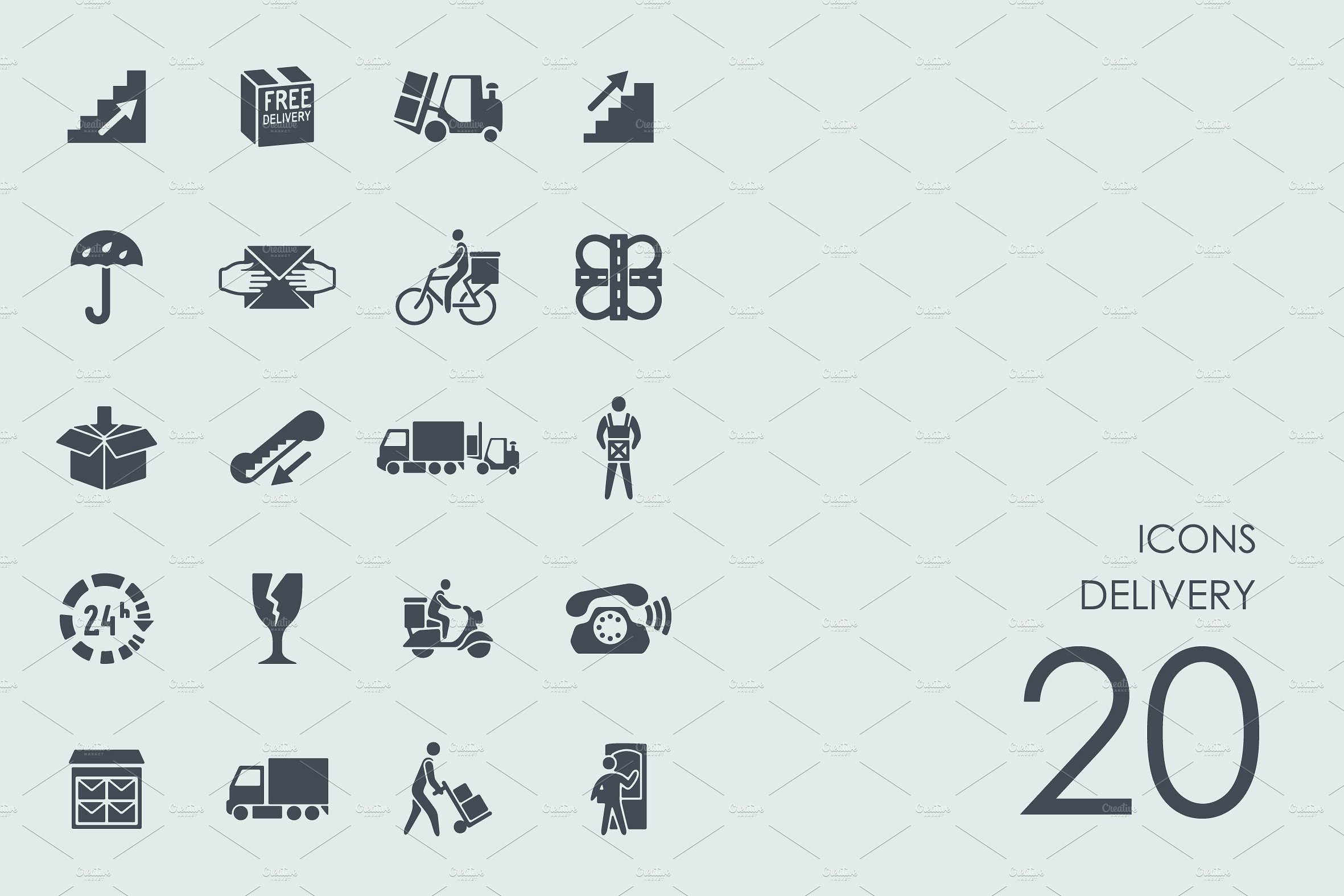 Delivery icons