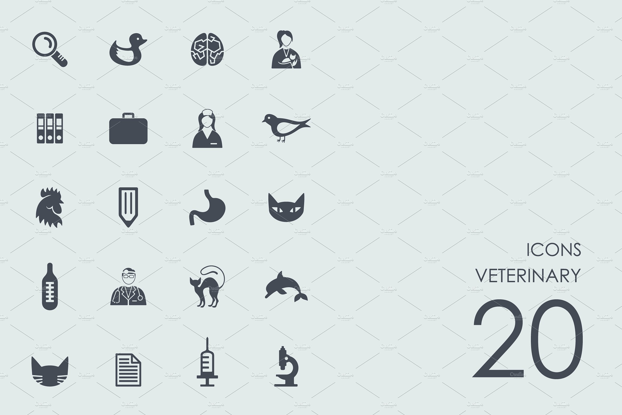 Veterinary icons