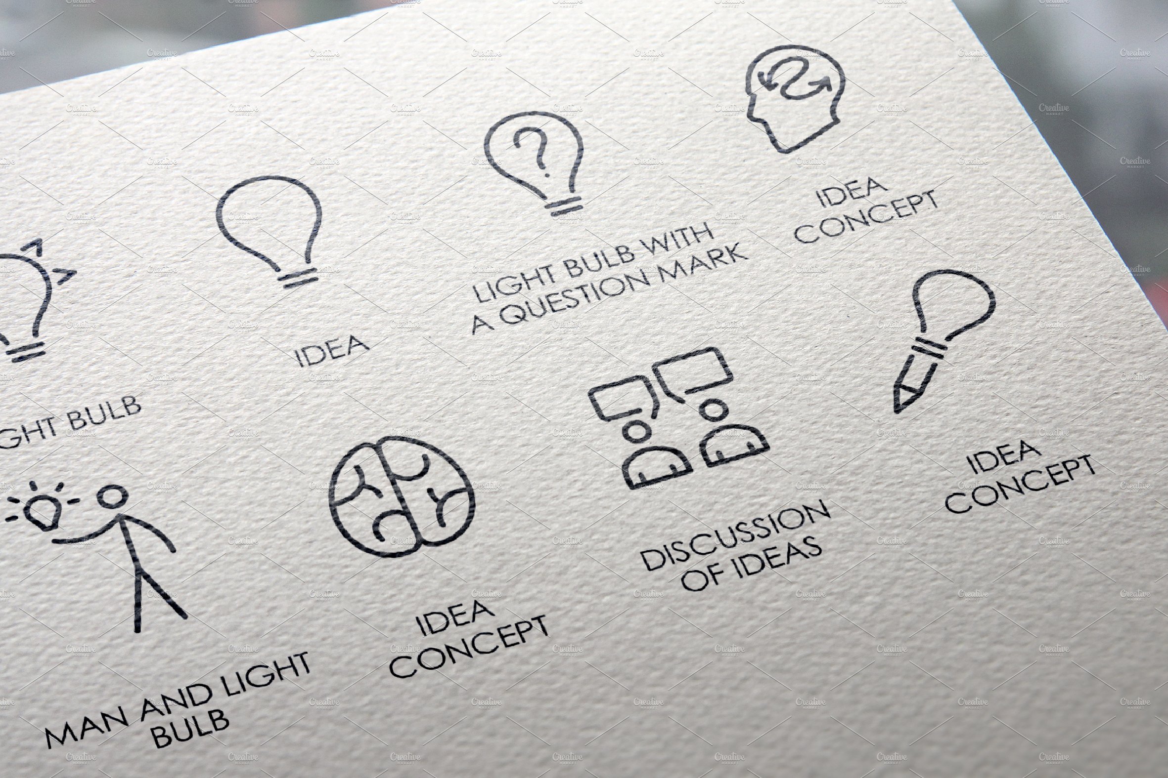 Idea thinline icons