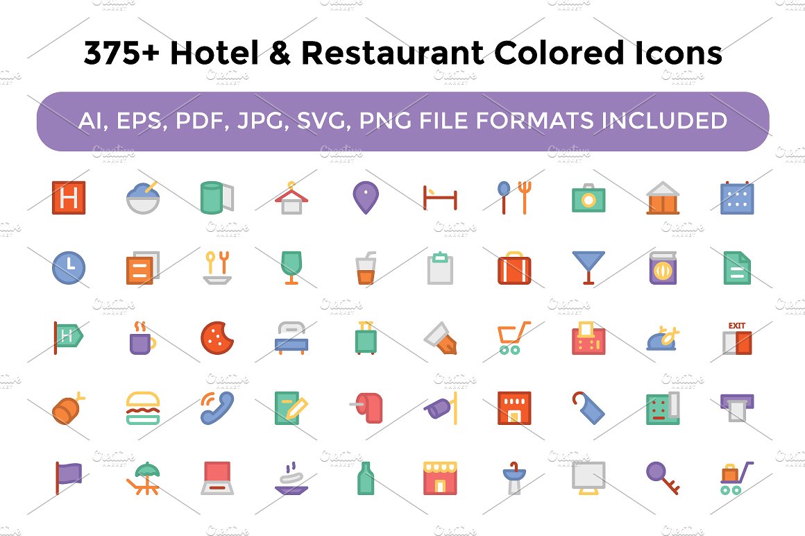 375 Hotel and Restaurant Icon