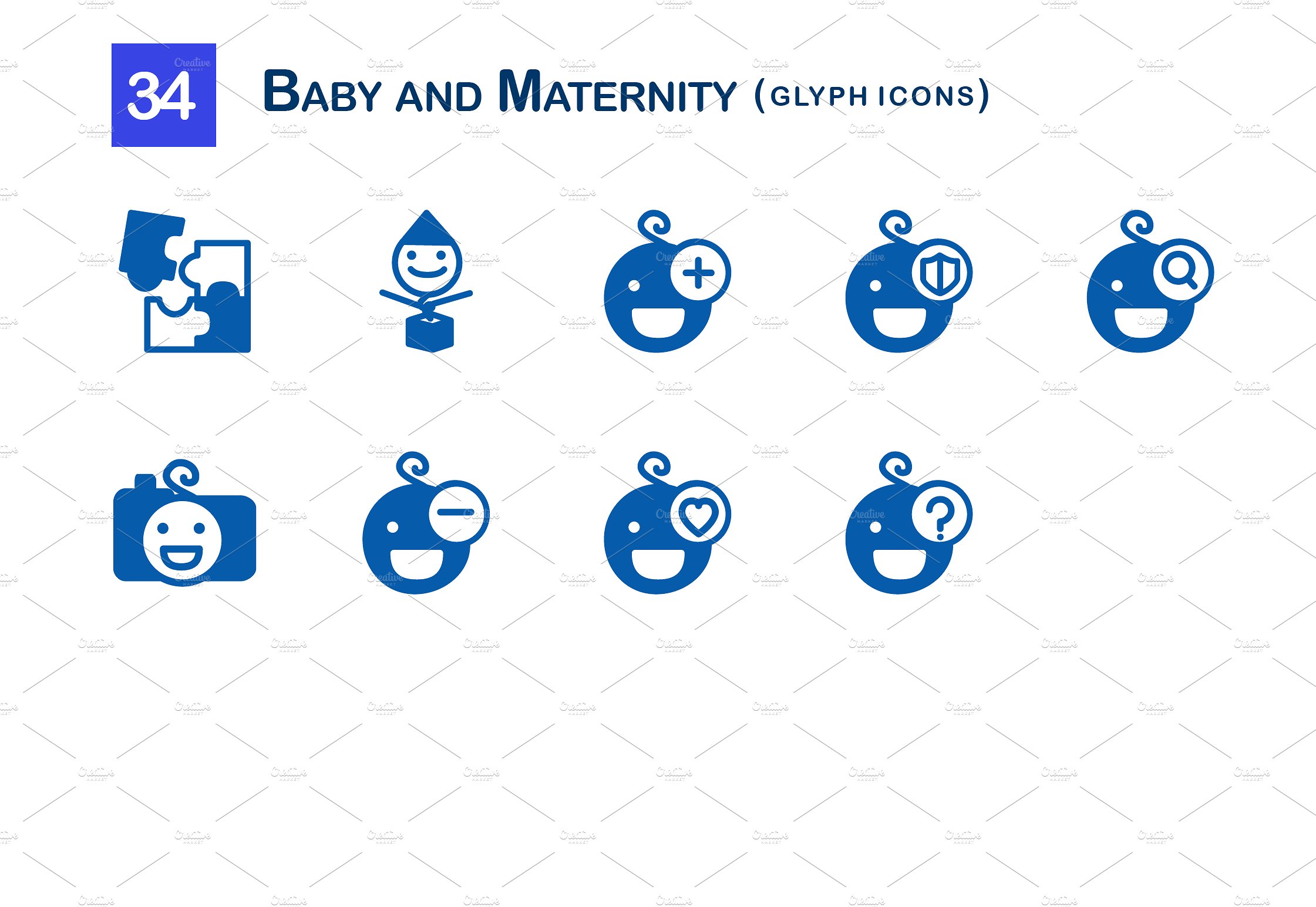 34 Baby and Maternity Glyph Ic