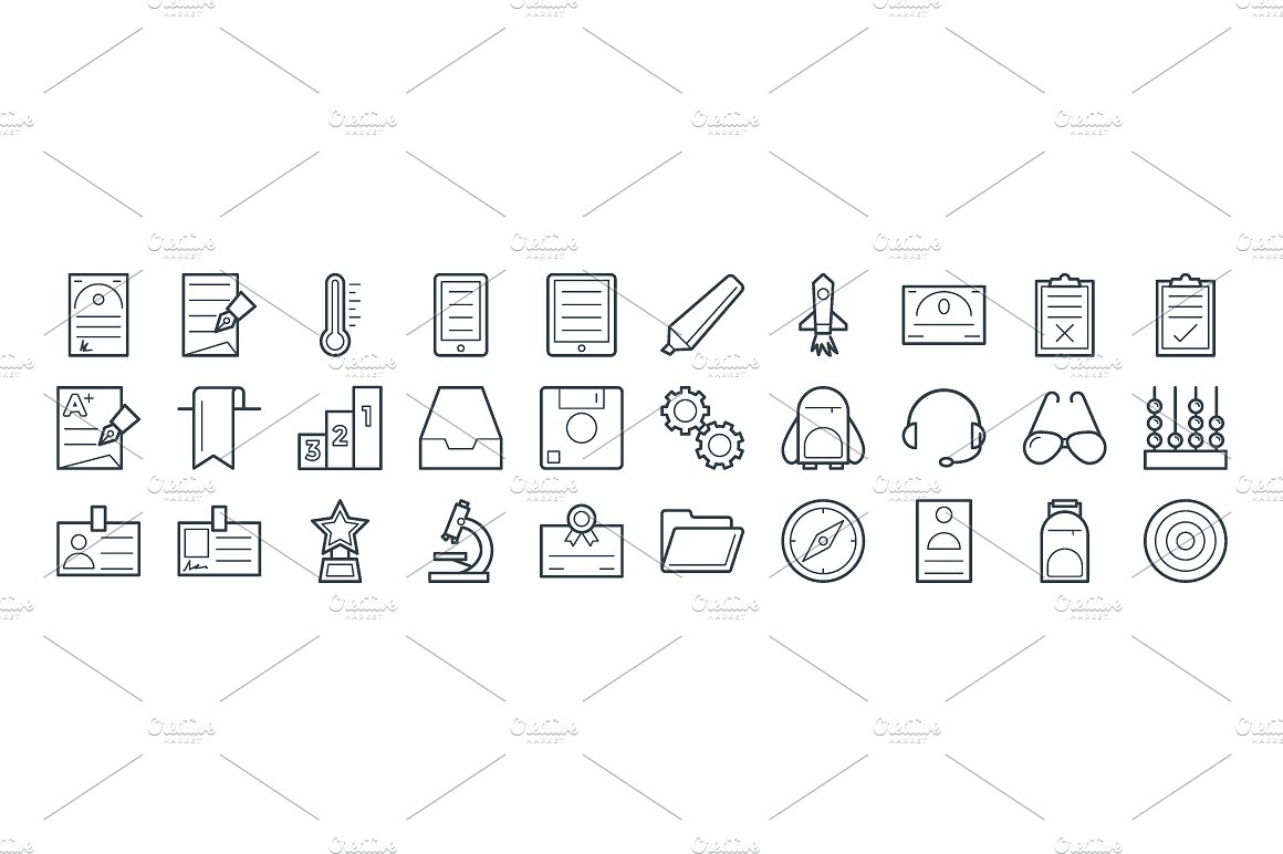 150 Education Vector Icons