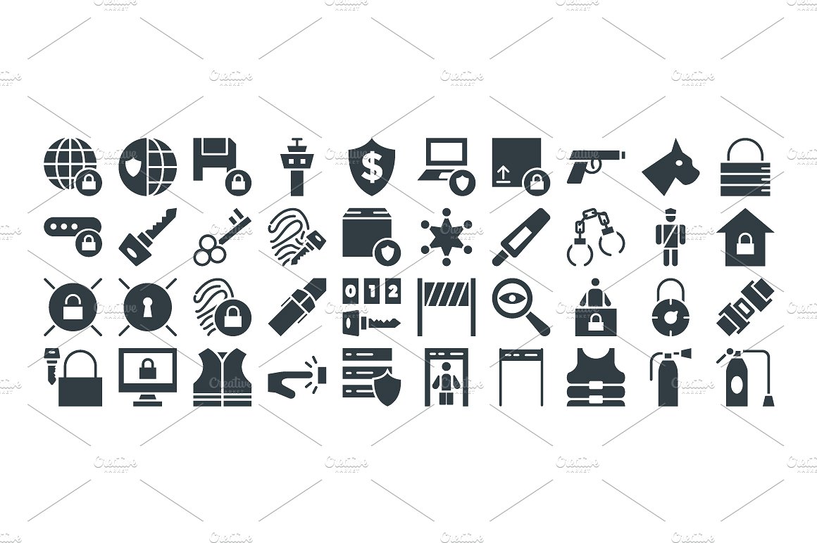 100 Security Vector Icons