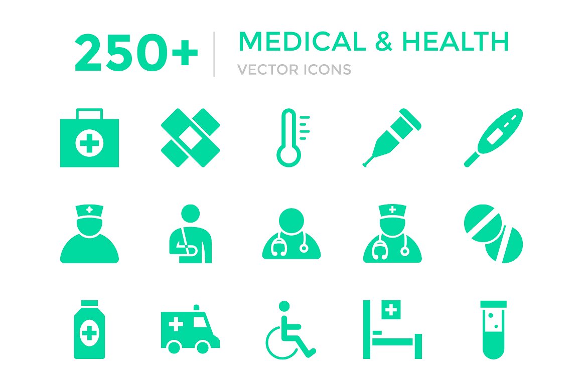 250 Medical and Health Vector